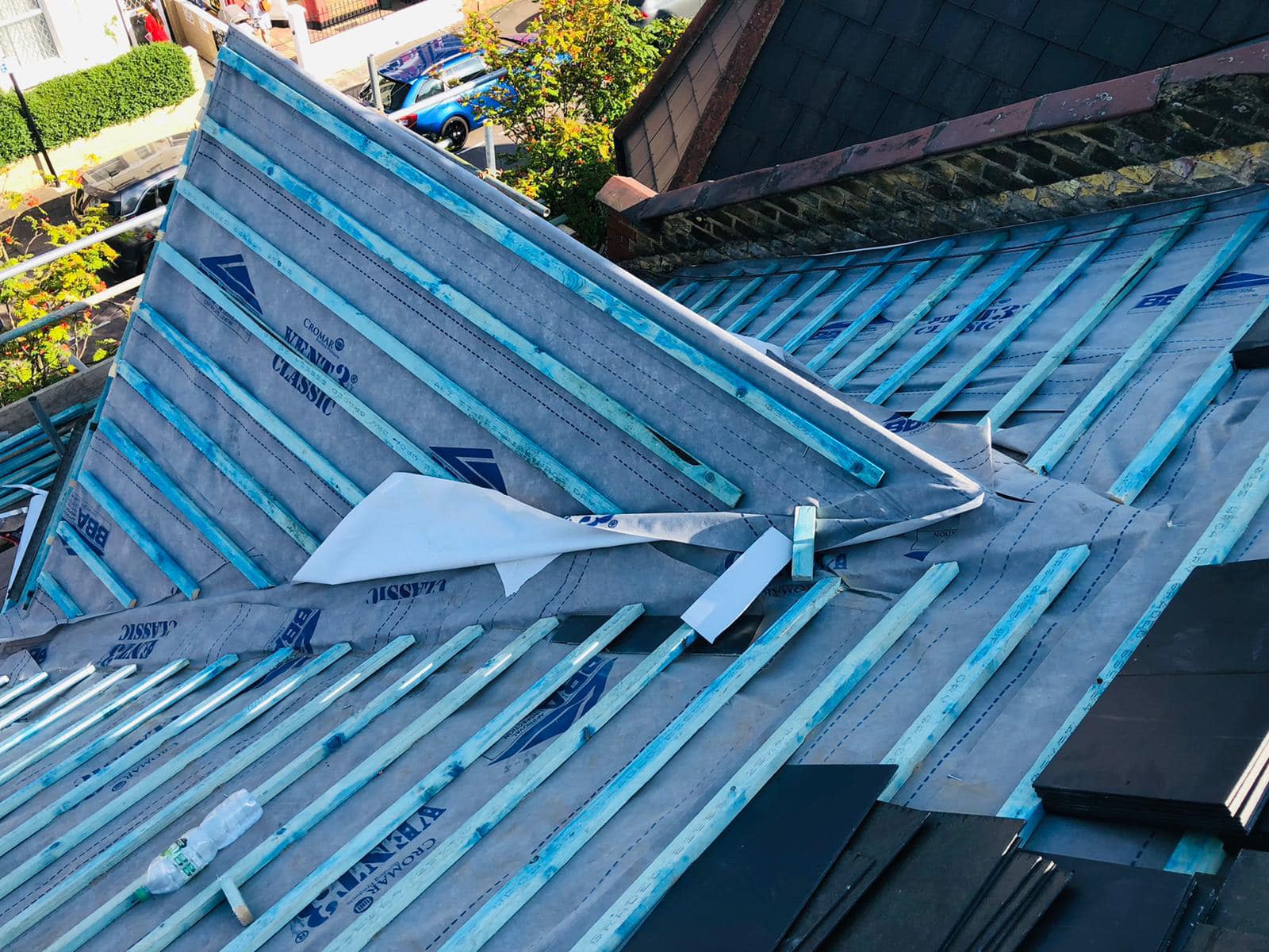 Roof repair completed in Bermondsey, South London