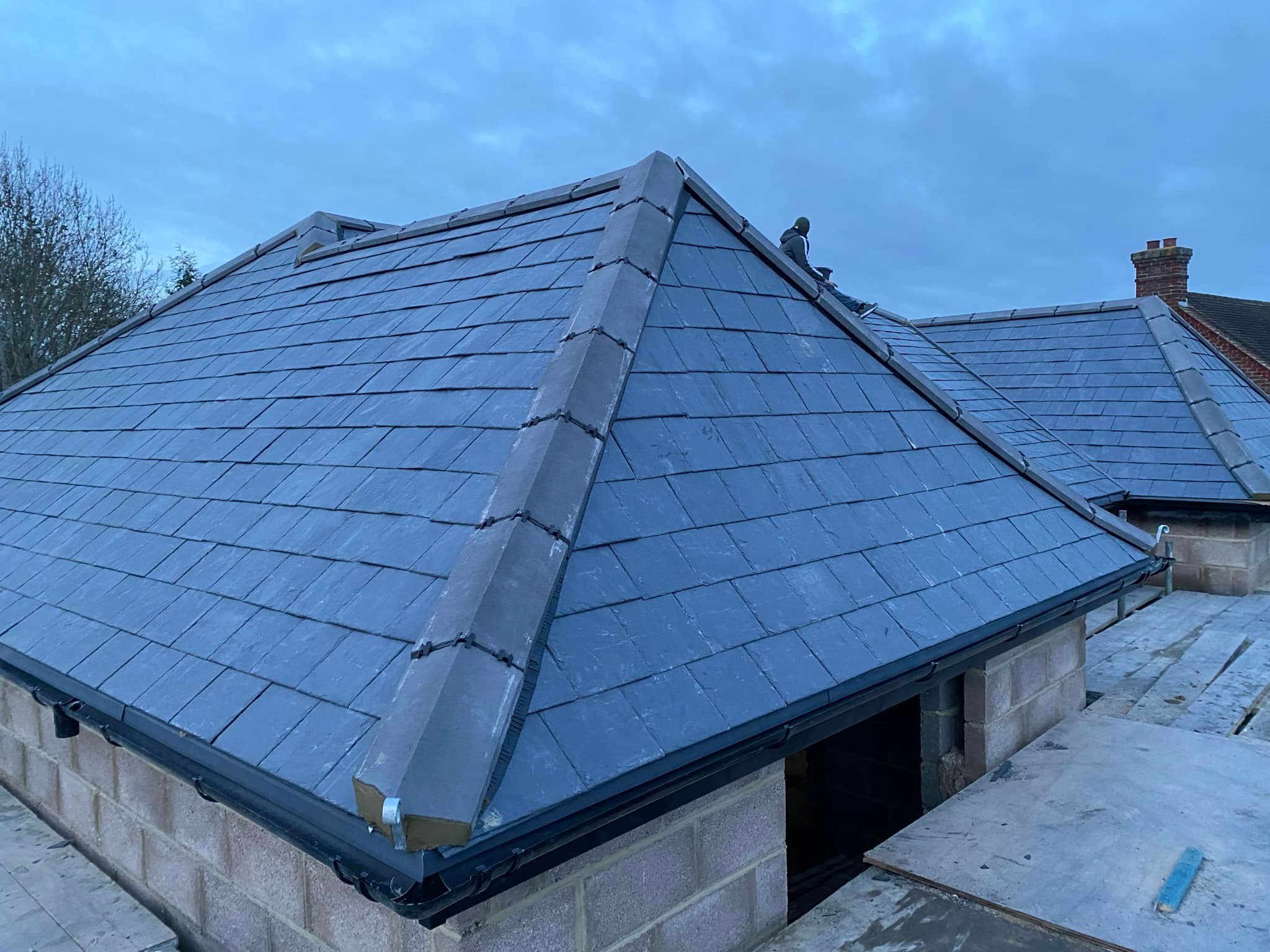 GRP fibreglass roof in Peckham