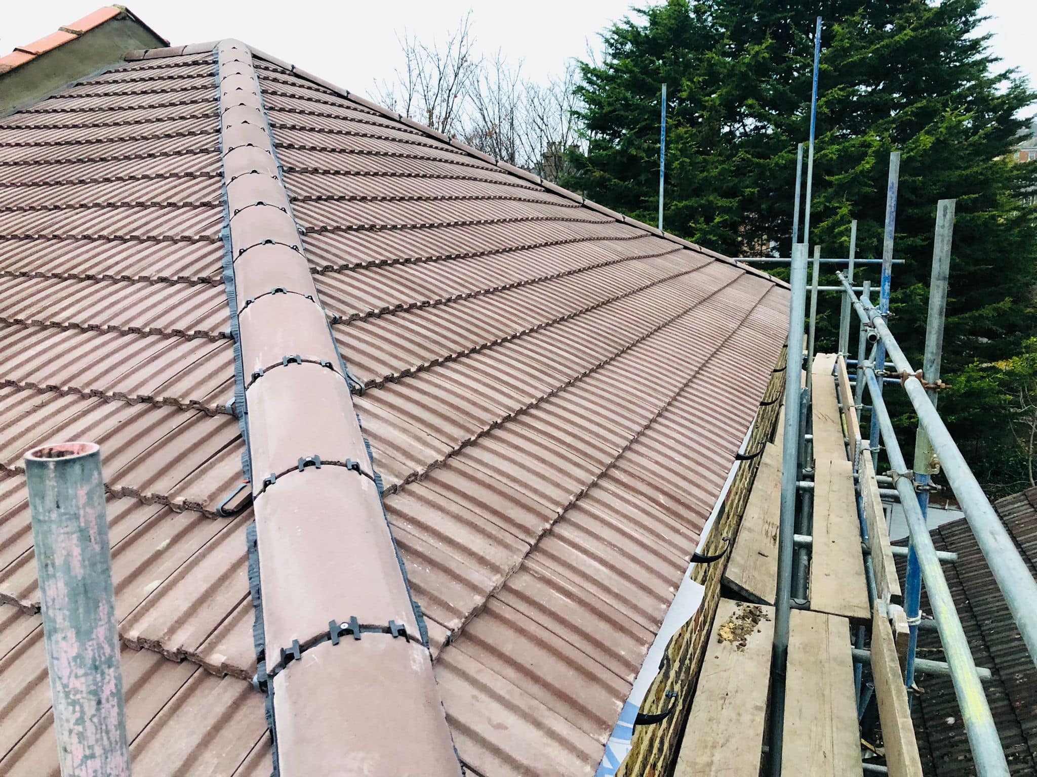 Slate roof restoration in Greenwich