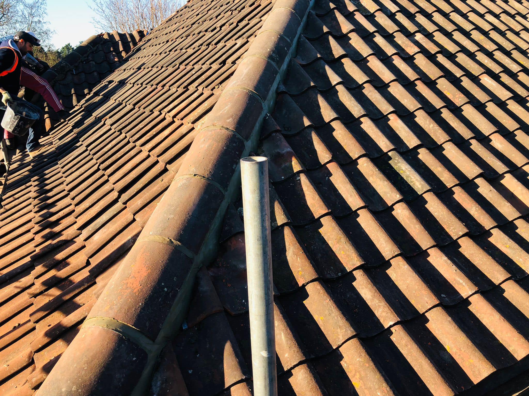 Slate roof restoration in Greenwich