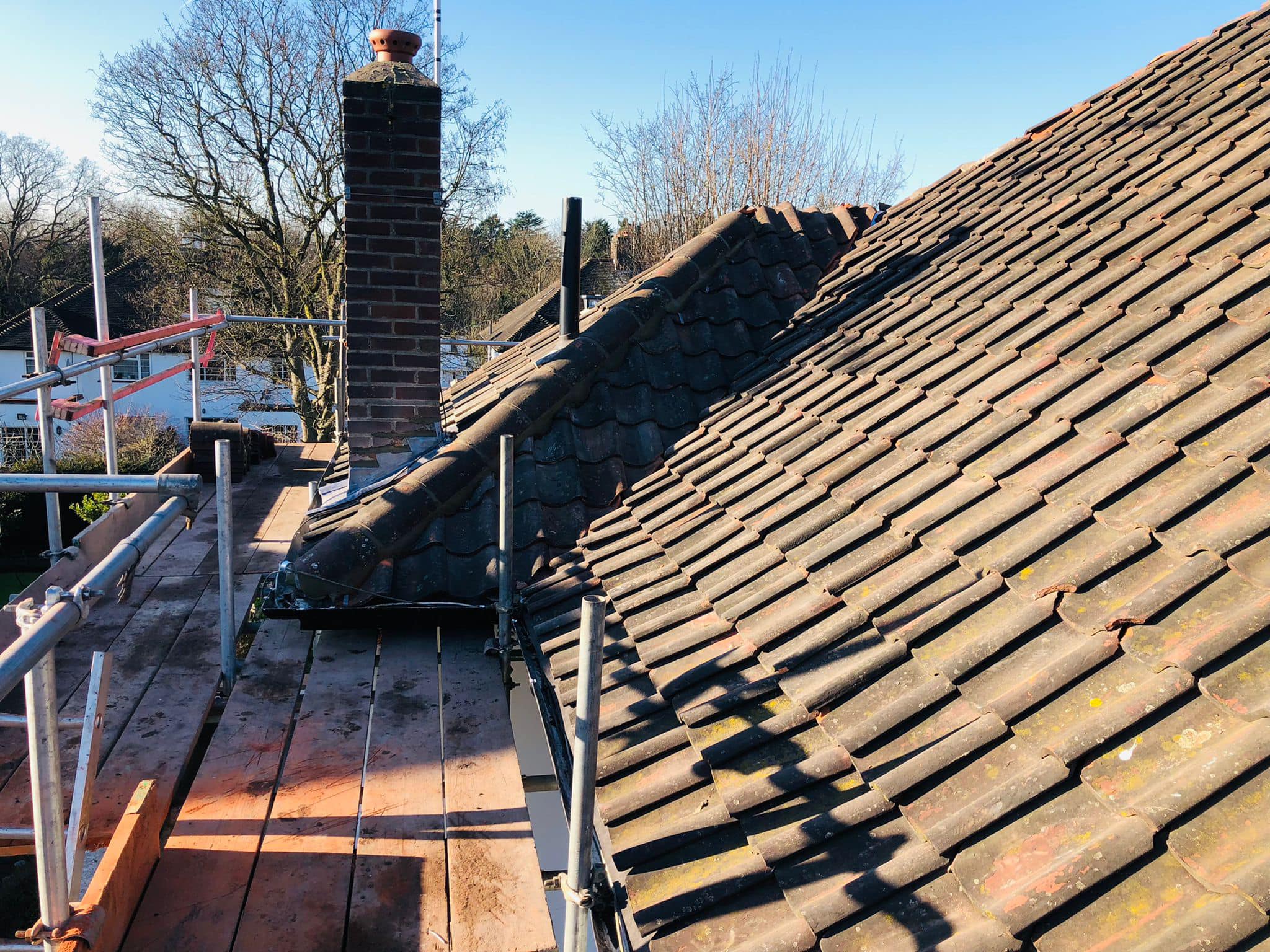 Commercial roof restoration in Canary Wharf
