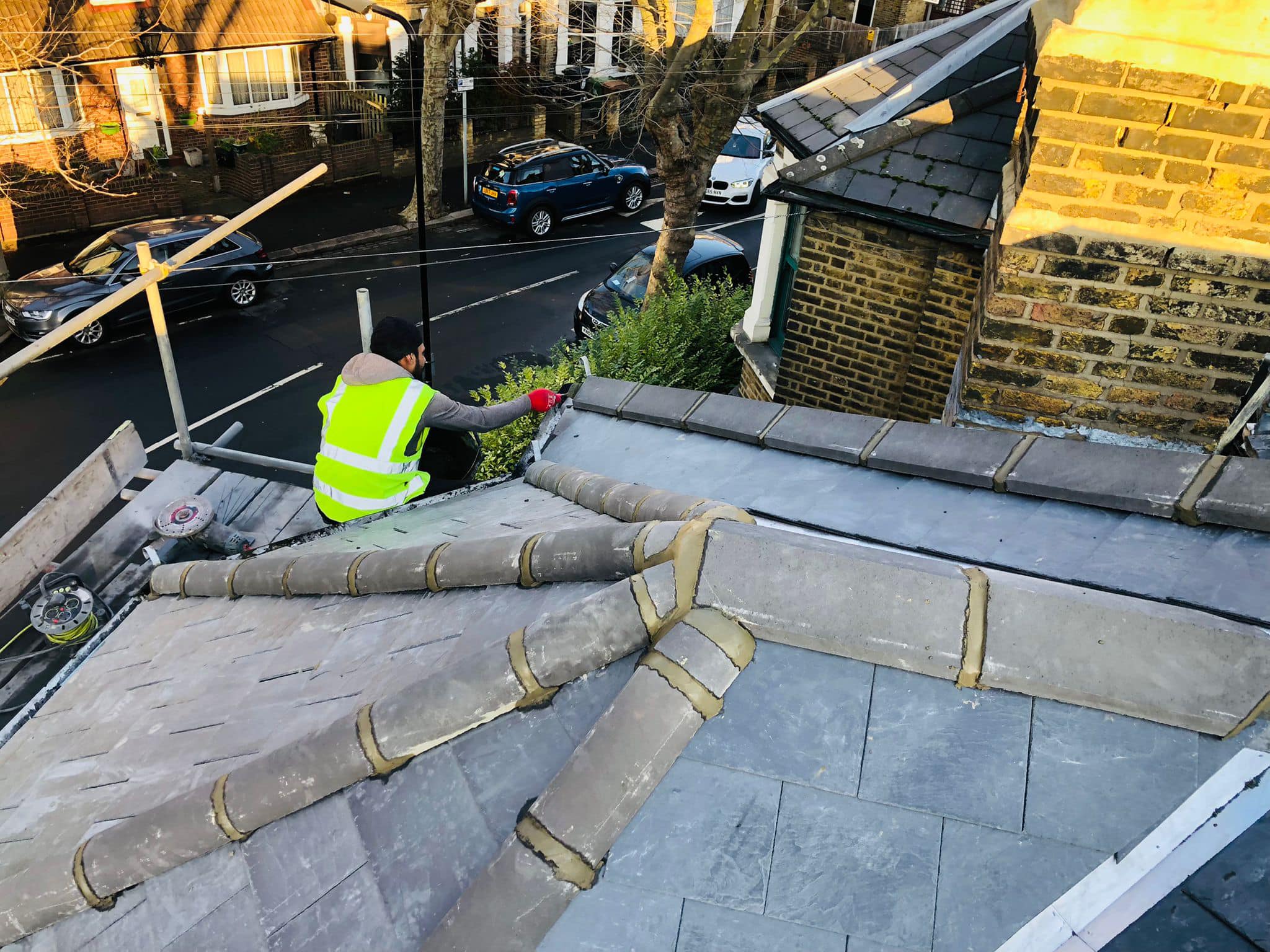 Lead flashing in Westminster