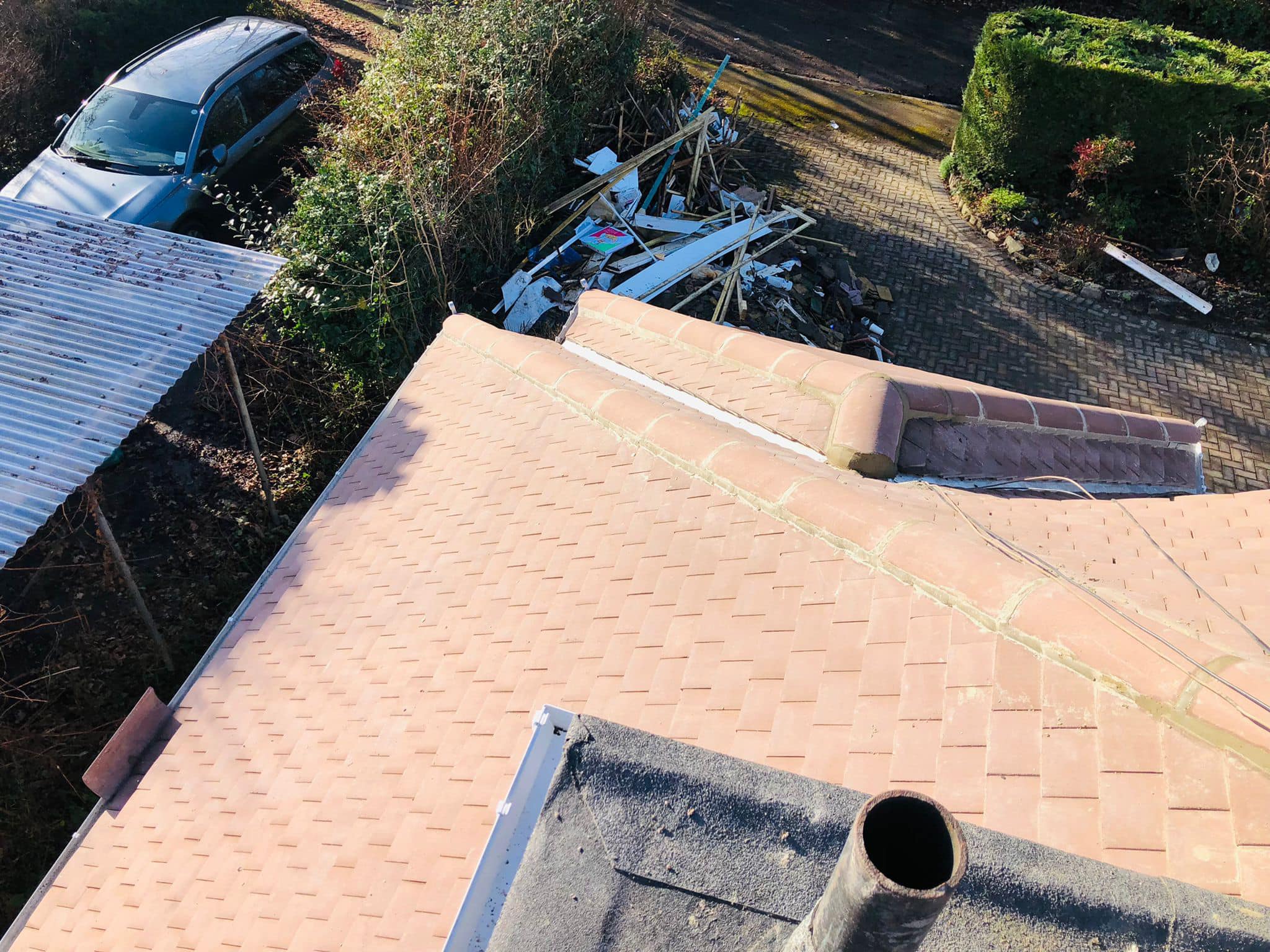 Commercial roof restoration in Canary Wharf