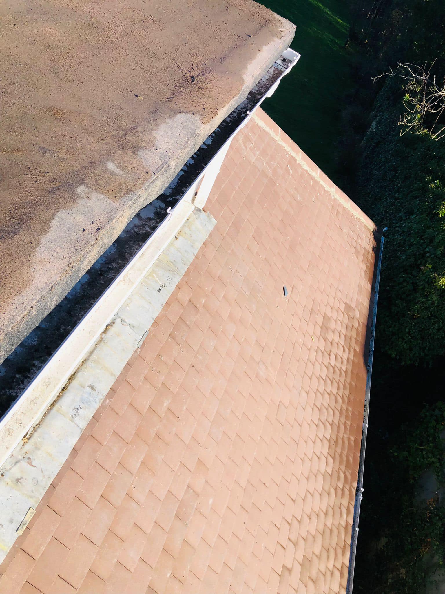 Professional roofers working on a property in London - KS Roof Master