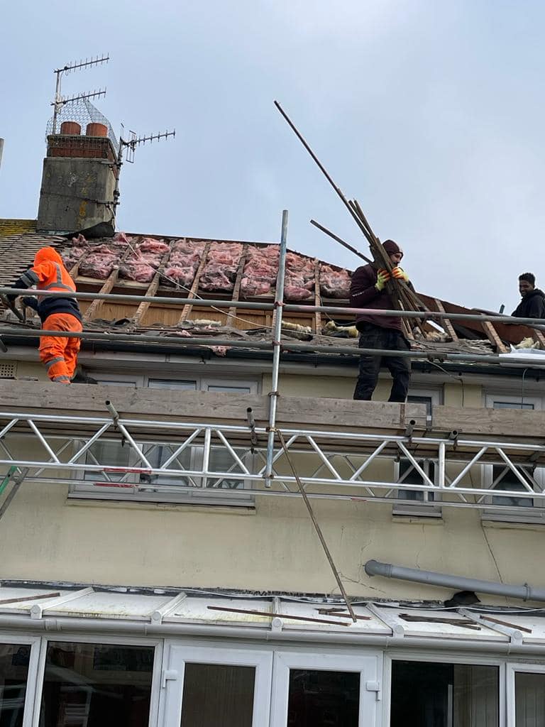 Slate roof restoration in Greenwich
