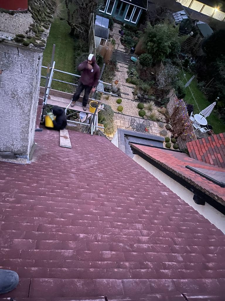Slate roof restoration in Greenwich