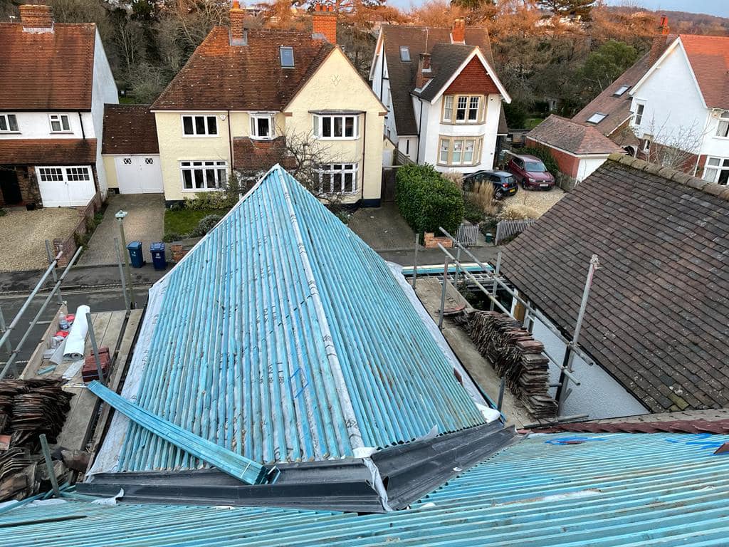 Lead flashing in Westminster