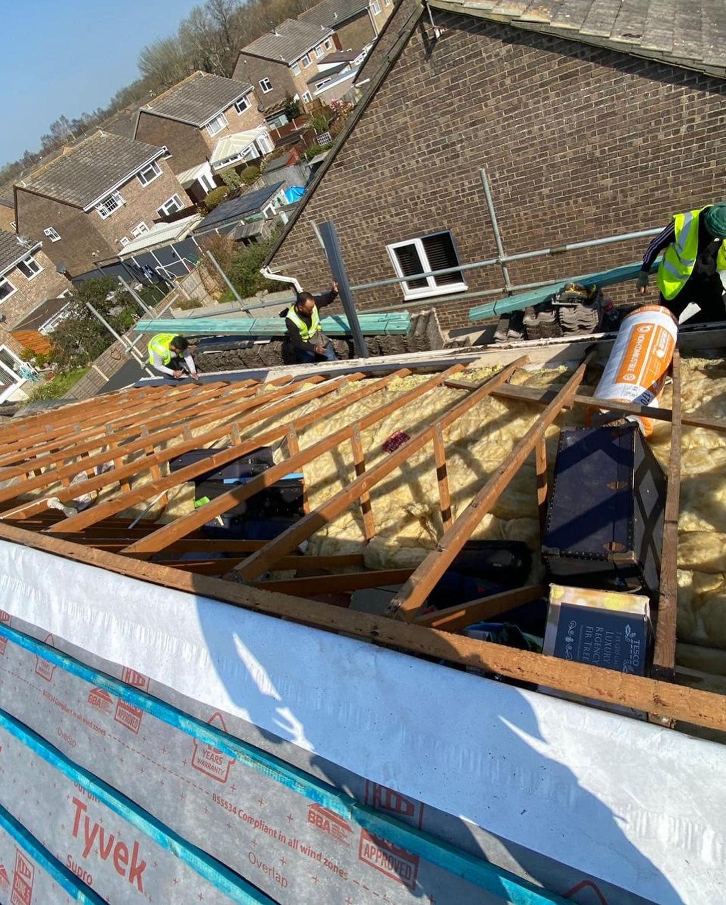 Storm damage repair in Battersea