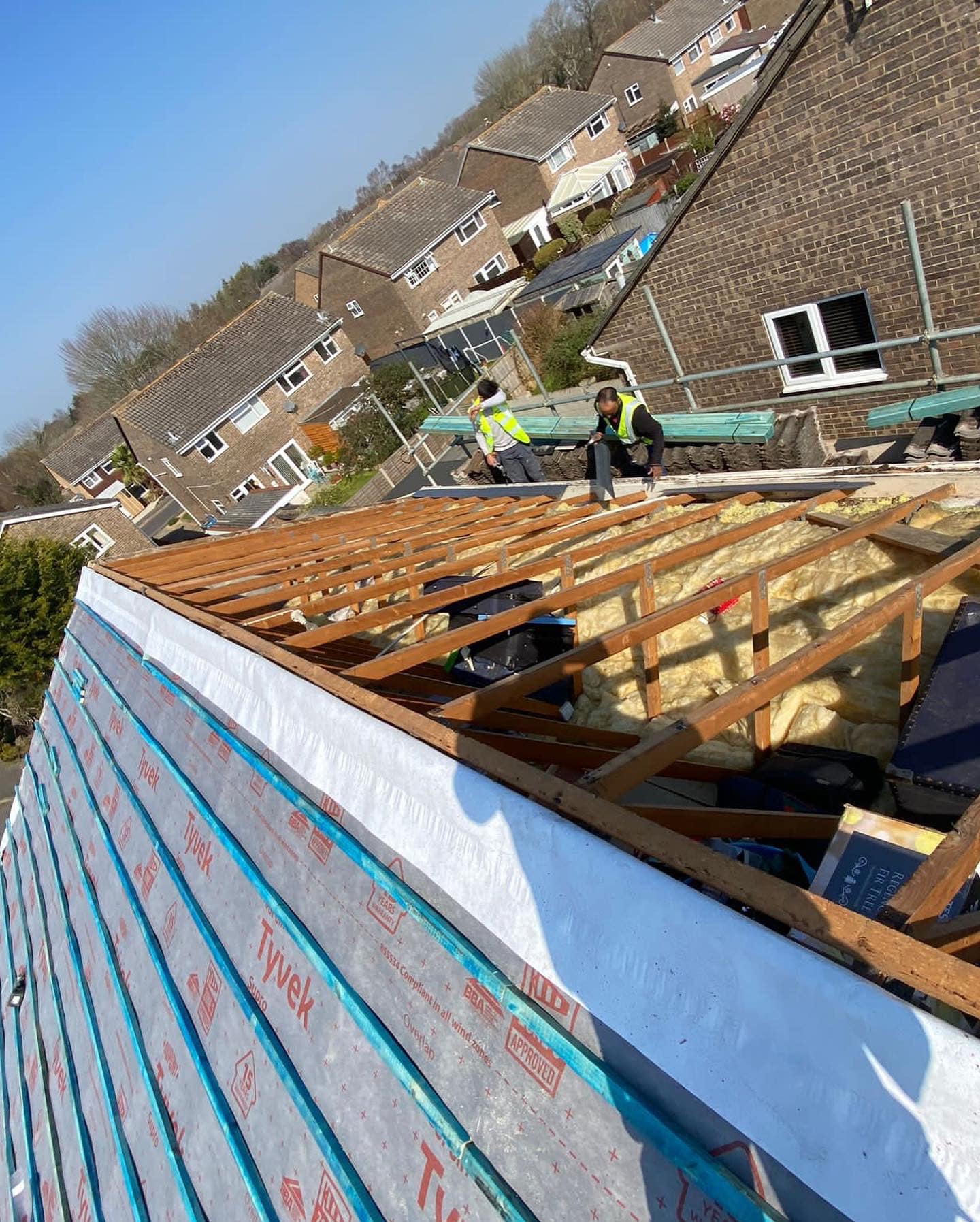 Slate roof restoration in Greenwich