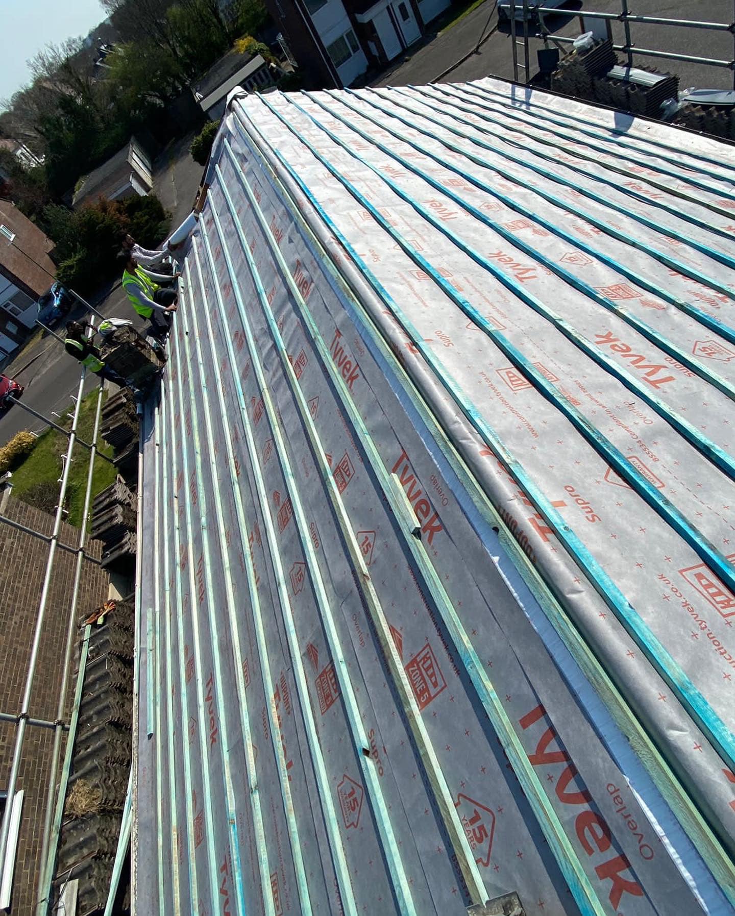 Lead flashing in Westminster