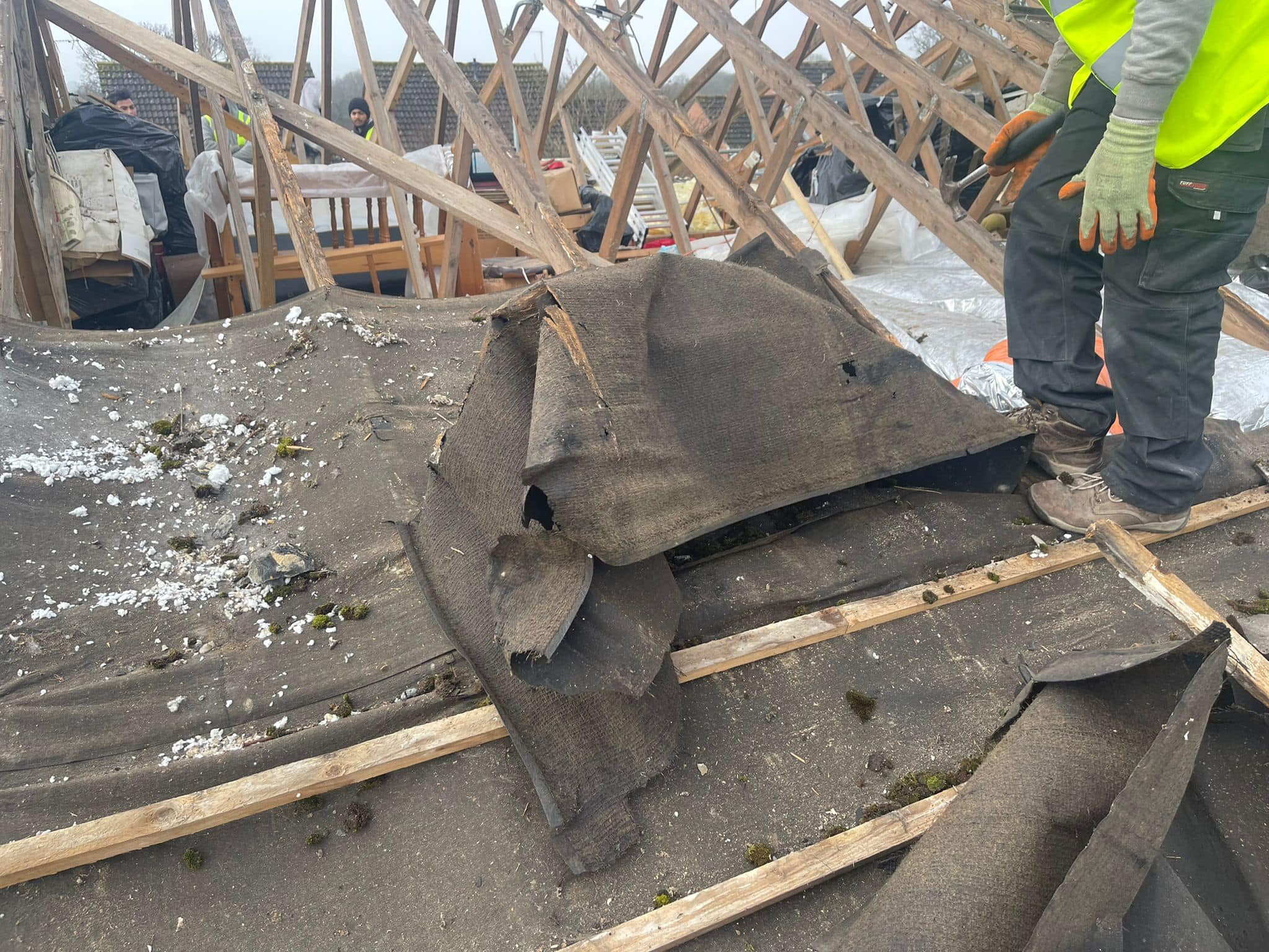Flat roof replacement in Croydon