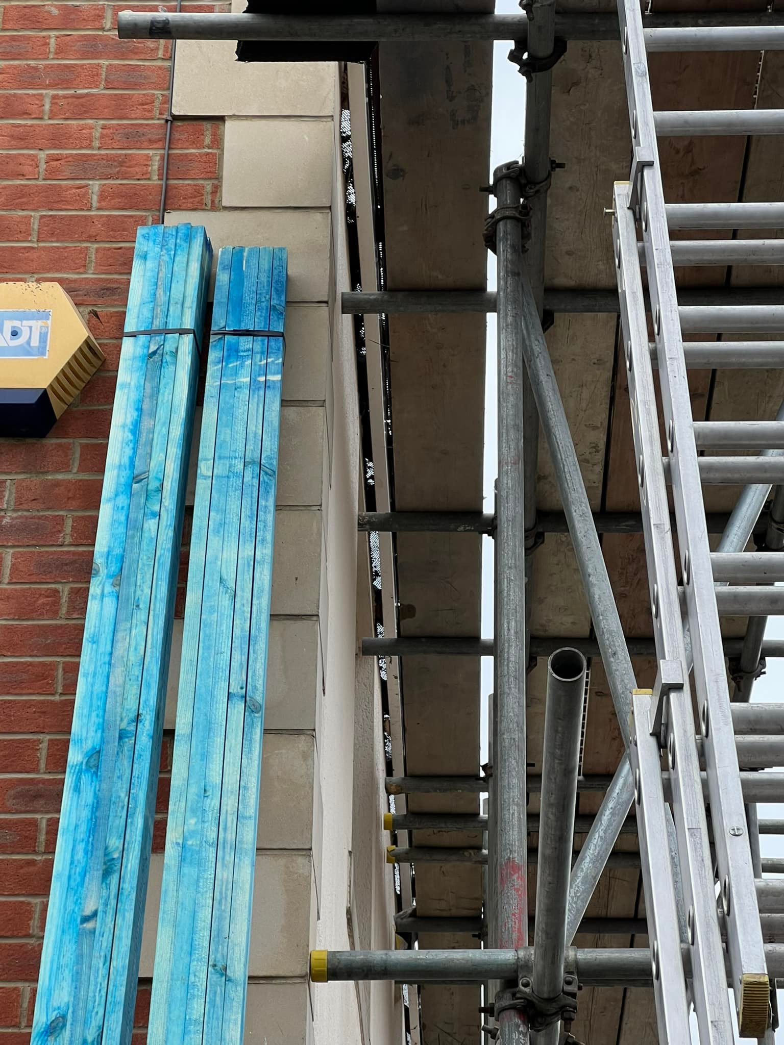 Professional roofers working on a property in London - KS Roof Master