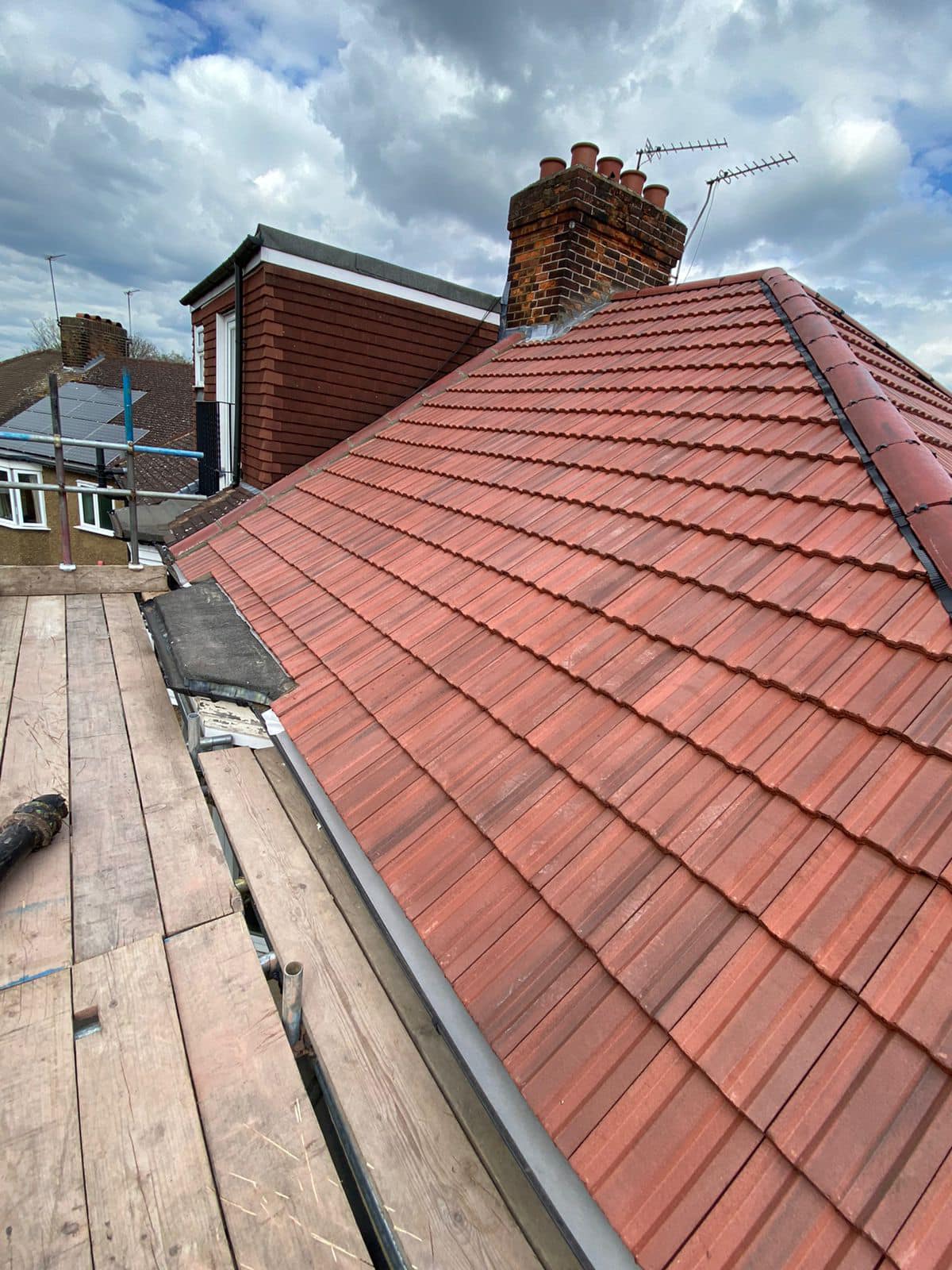 GRP fibreglass roof in Peckham