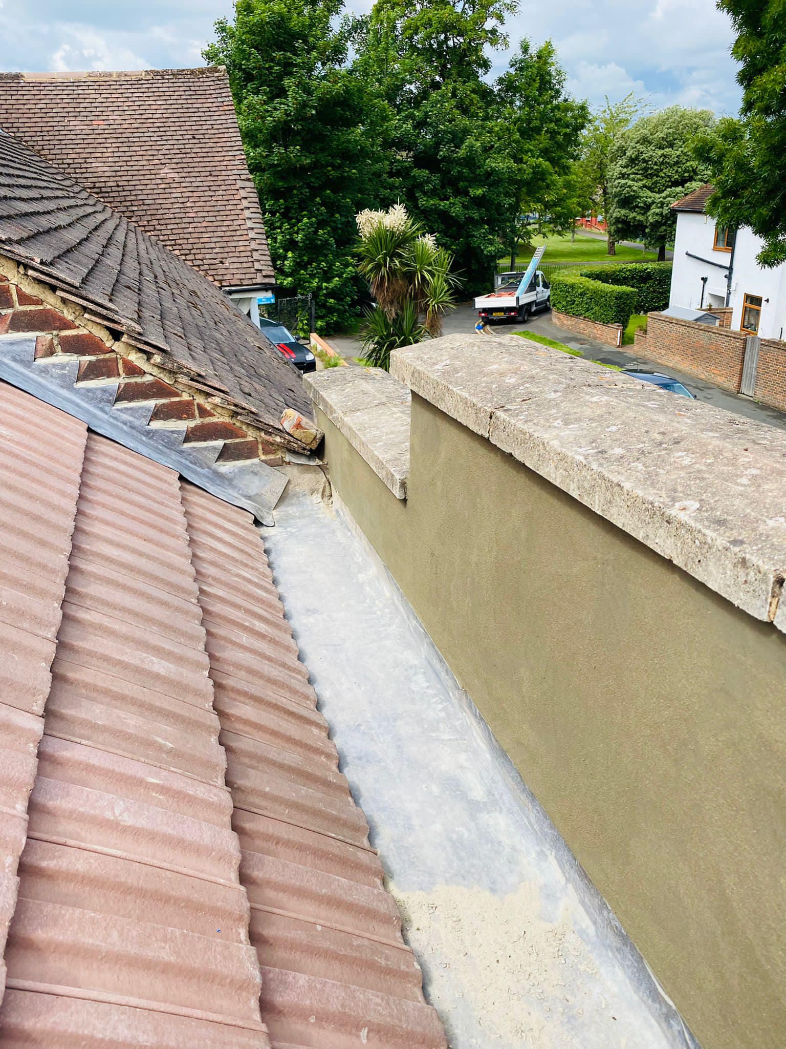 Storm damage repair in Battersea