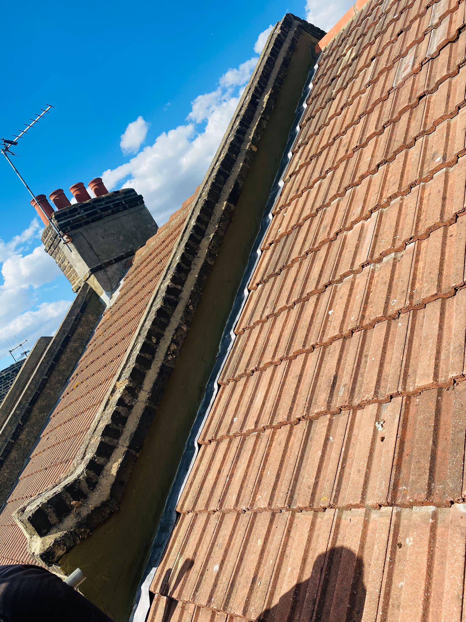 Storm damage repair in Battersea