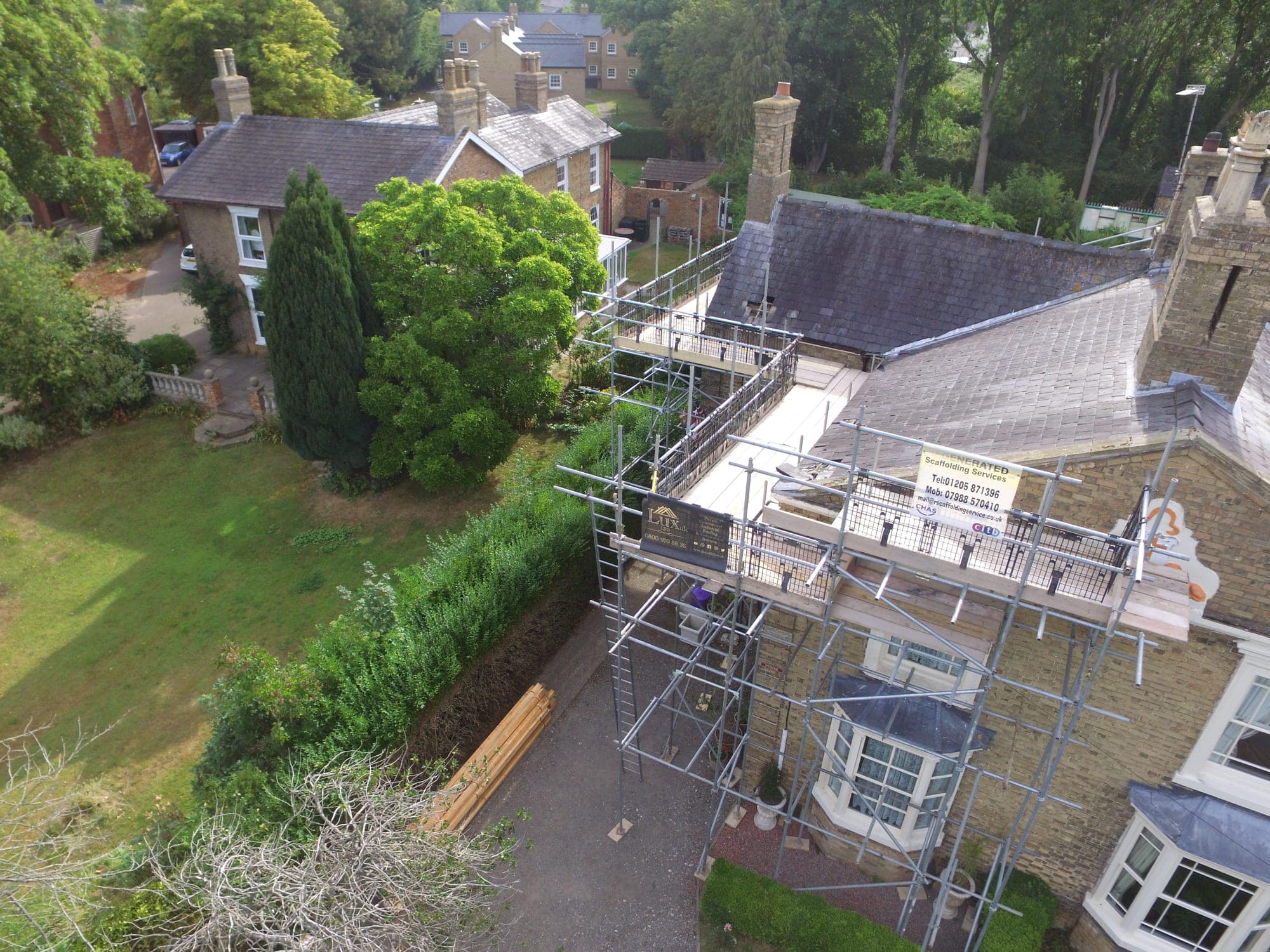 Commercial roof restoration in Canary Wharf