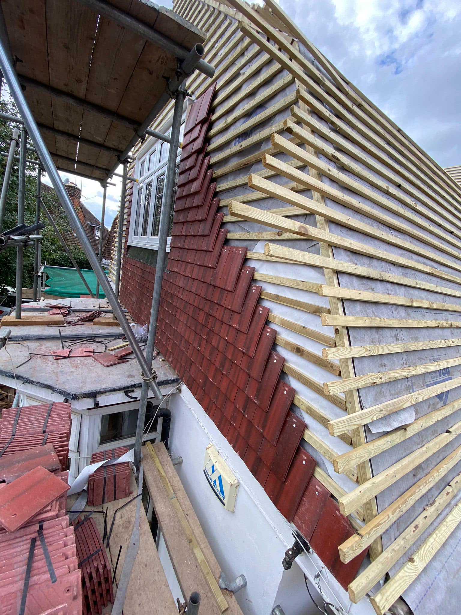 GRP fibreglass roof in Peckham