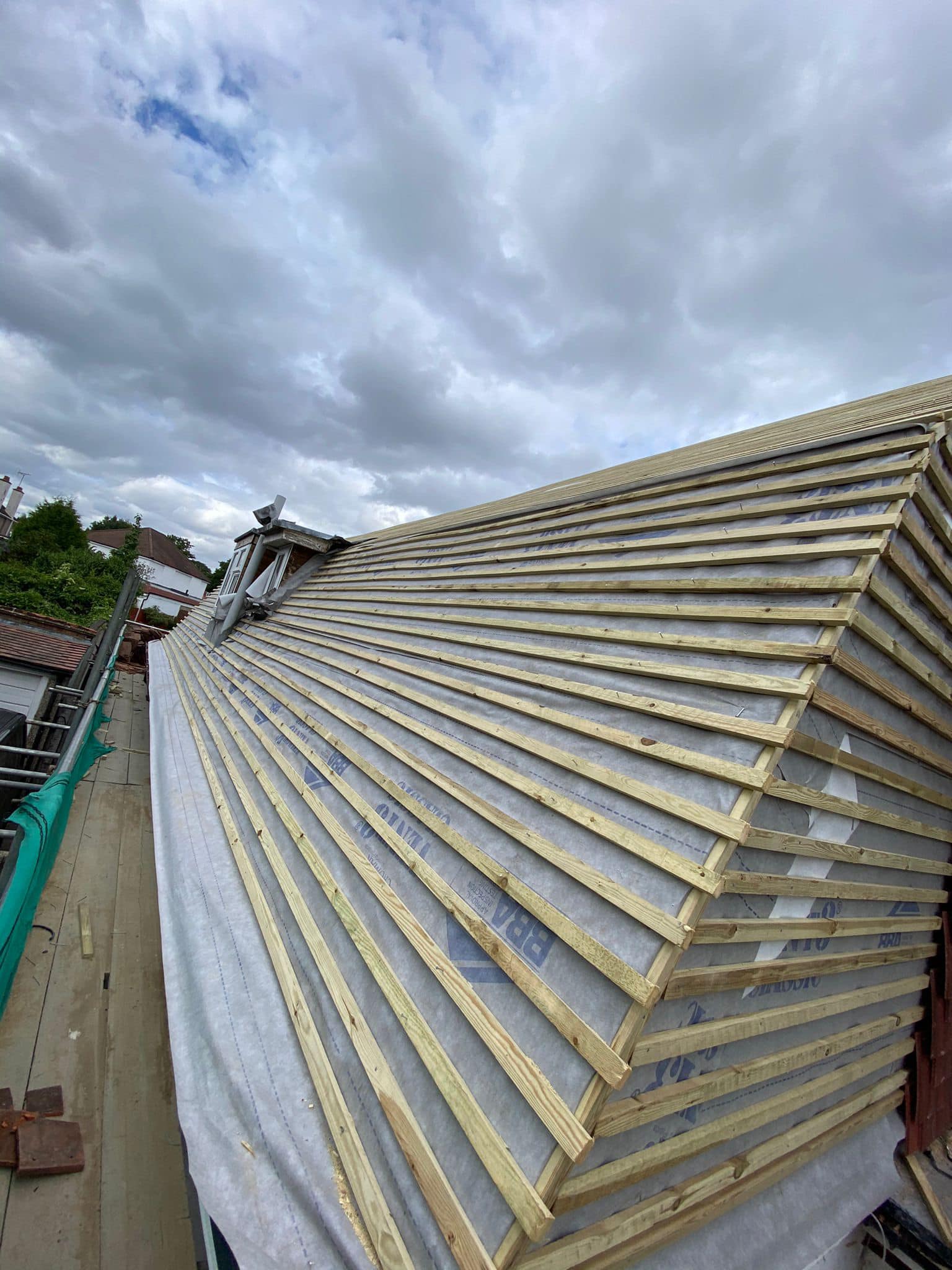 Slate roof restoration in Greenwich