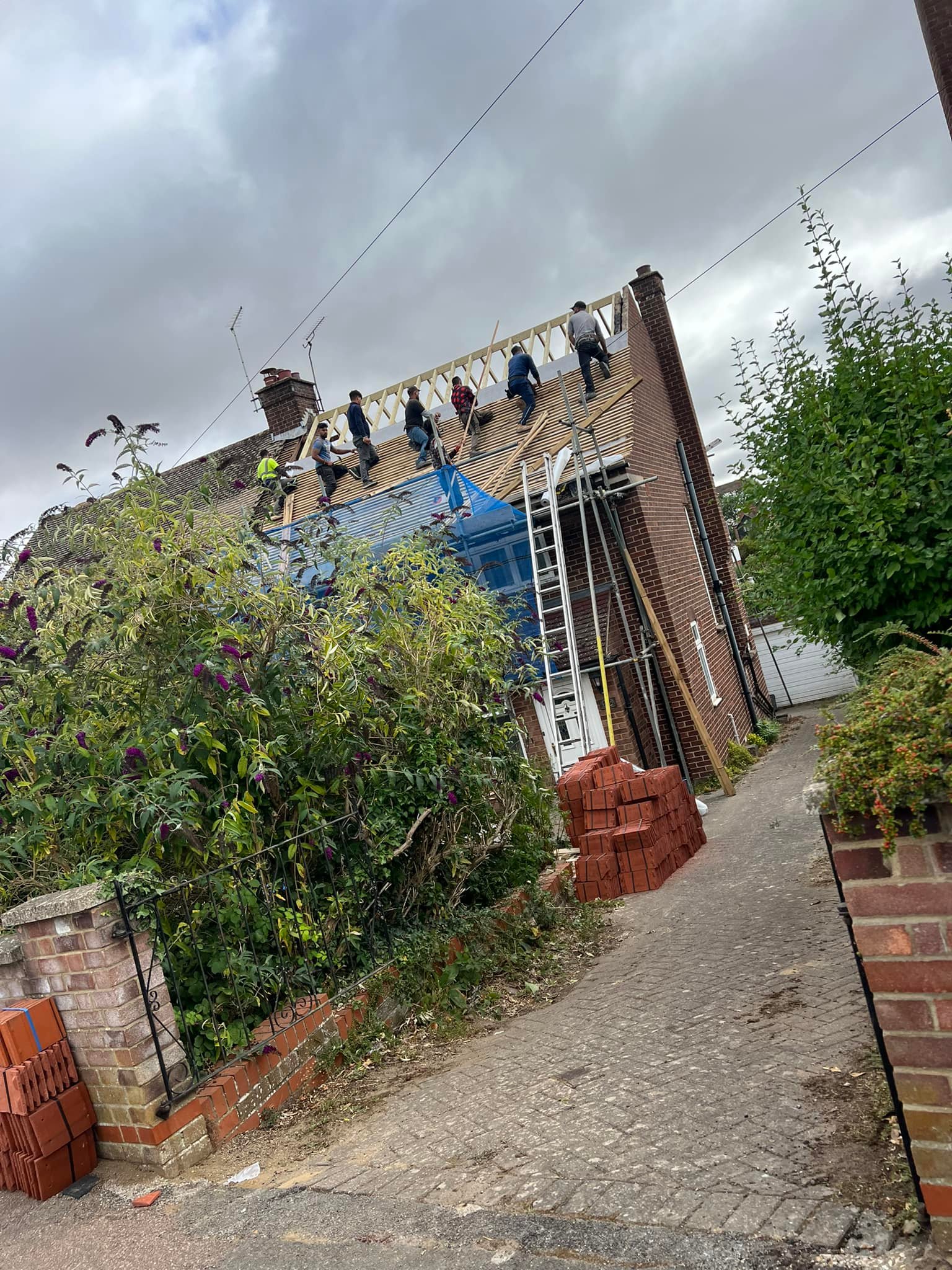 GRP fibreglass roof in Peckham