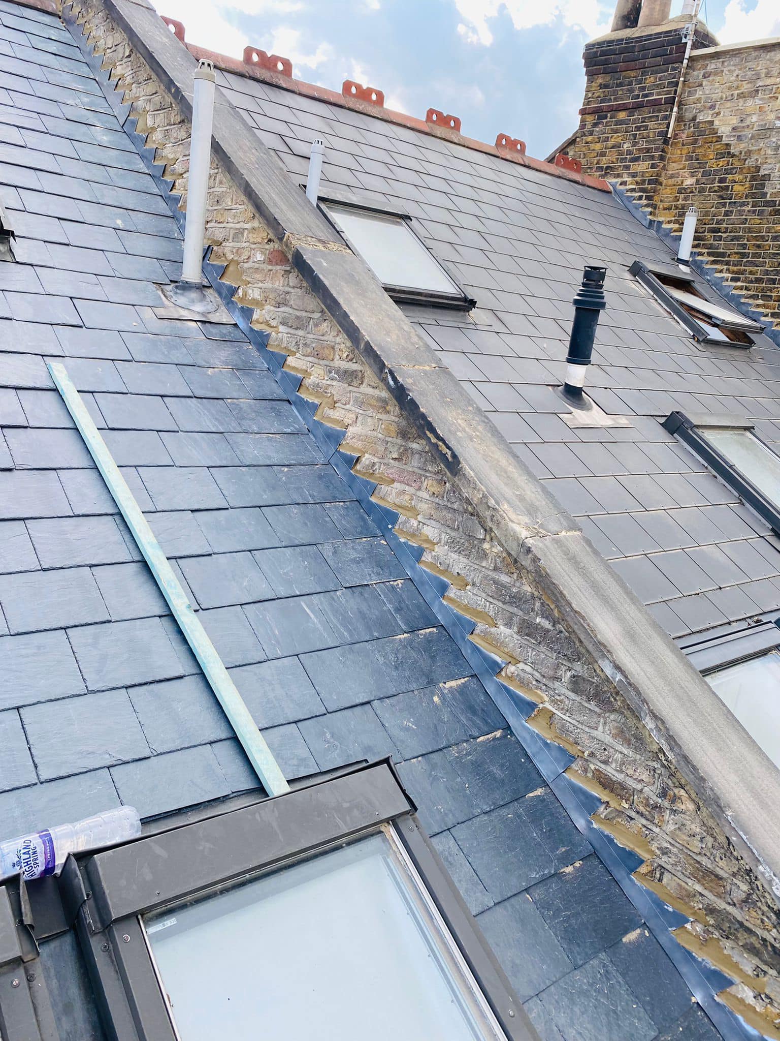 Lead flashing in Westminster