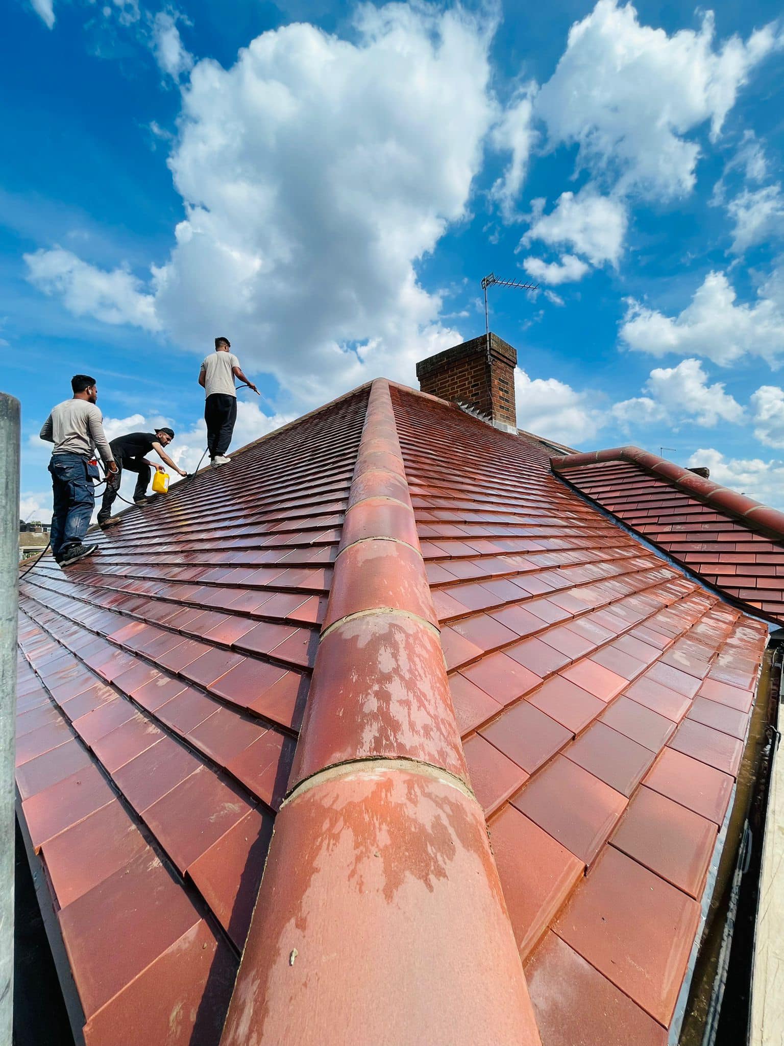 Storm damage repair in Battersea