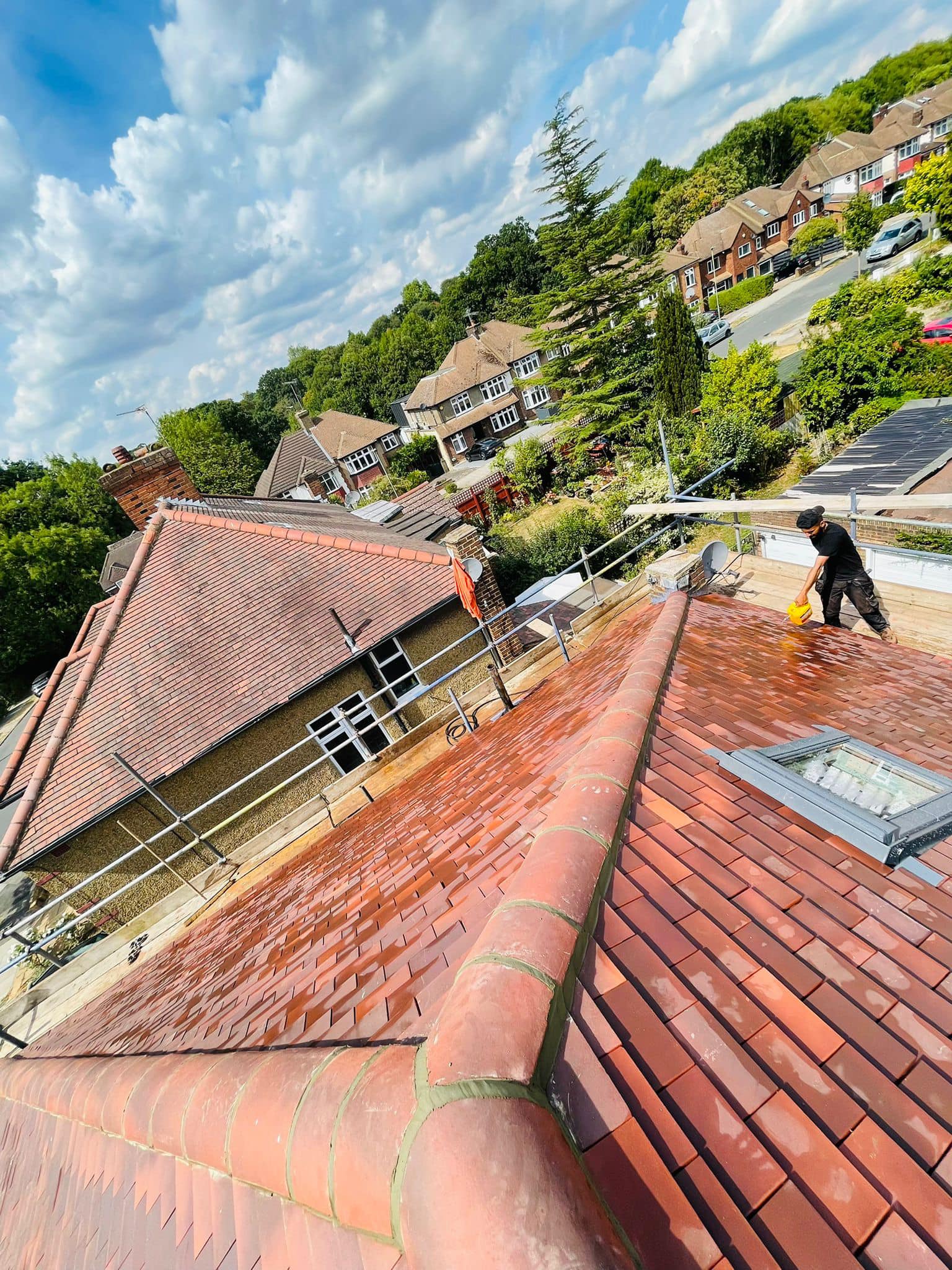 GRP fibreglass roof in Peckham