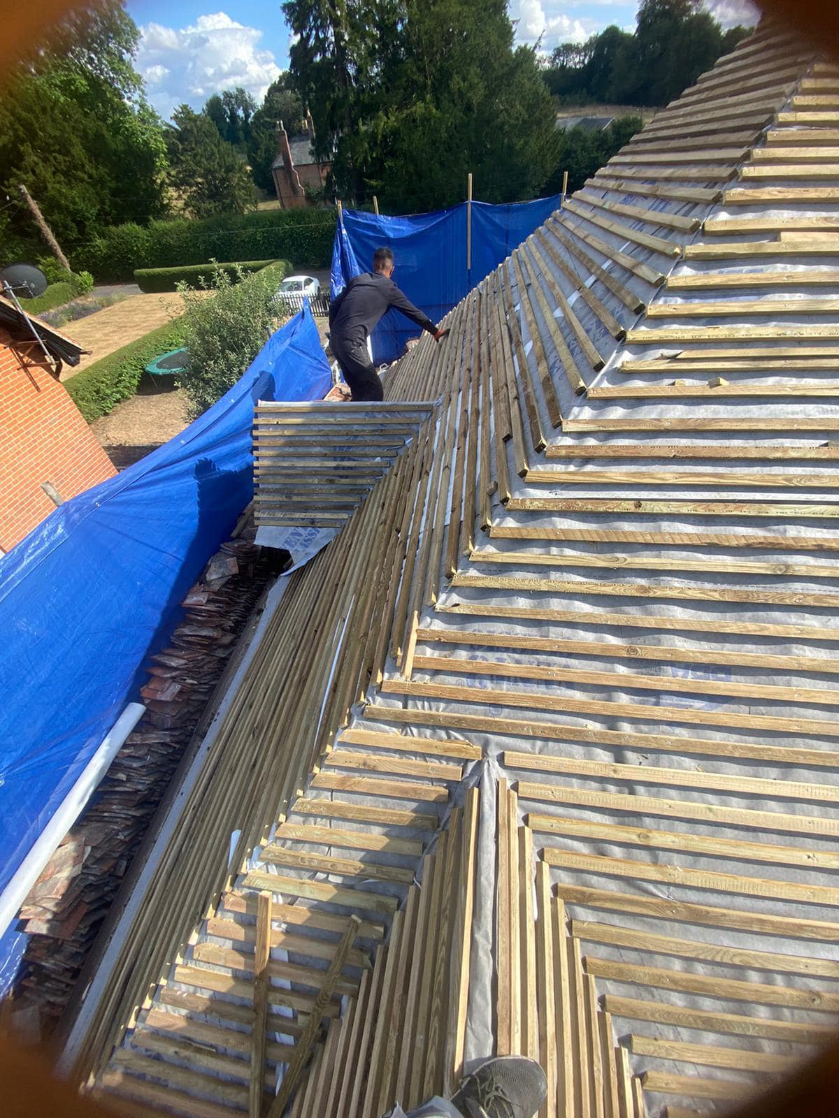 Roof survey in Kensington