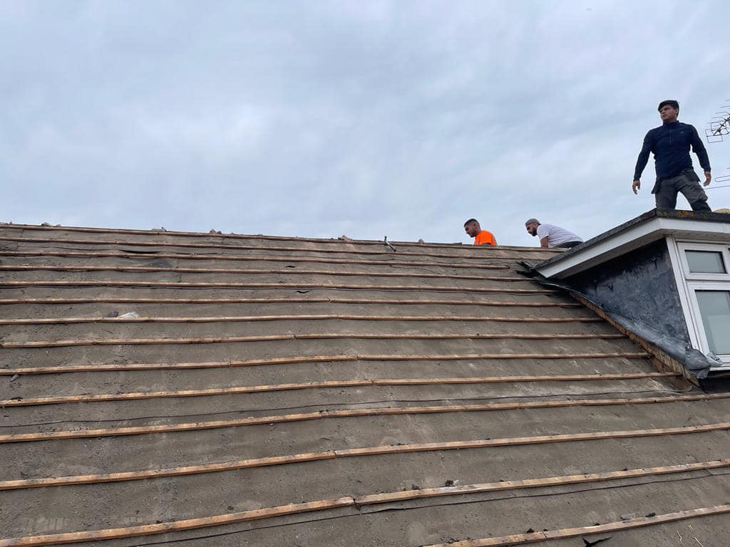 Storm damage repair in Battersea