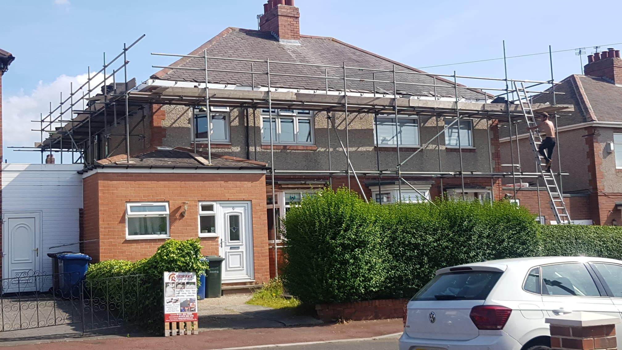 Slate roof restoration in Greenwich