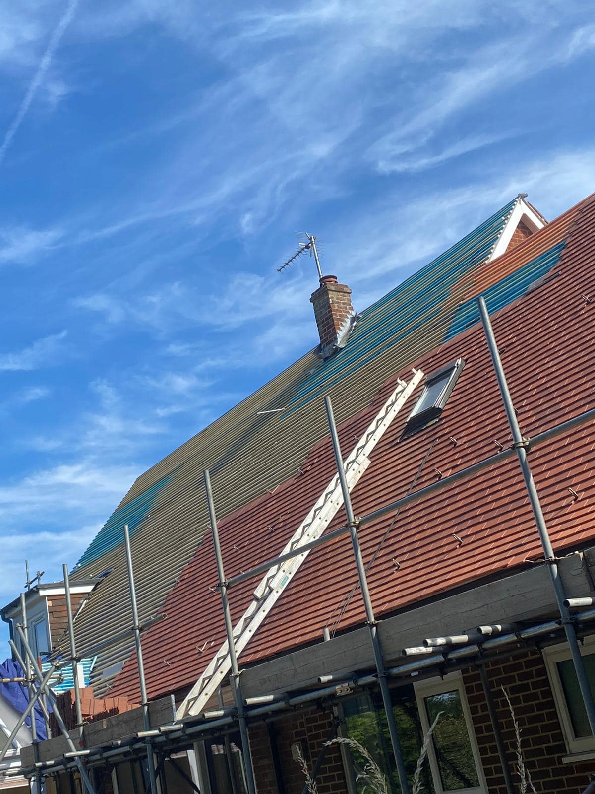 GRP fibreglass roof in Peckham