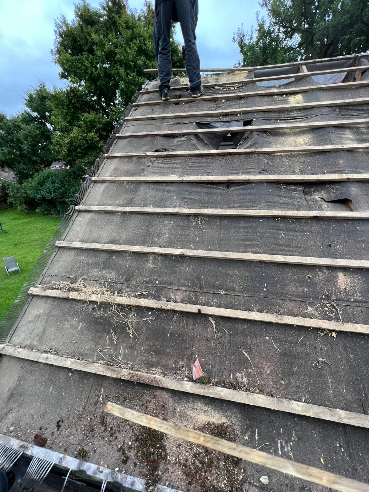 Slate roof restoration in Greenwich