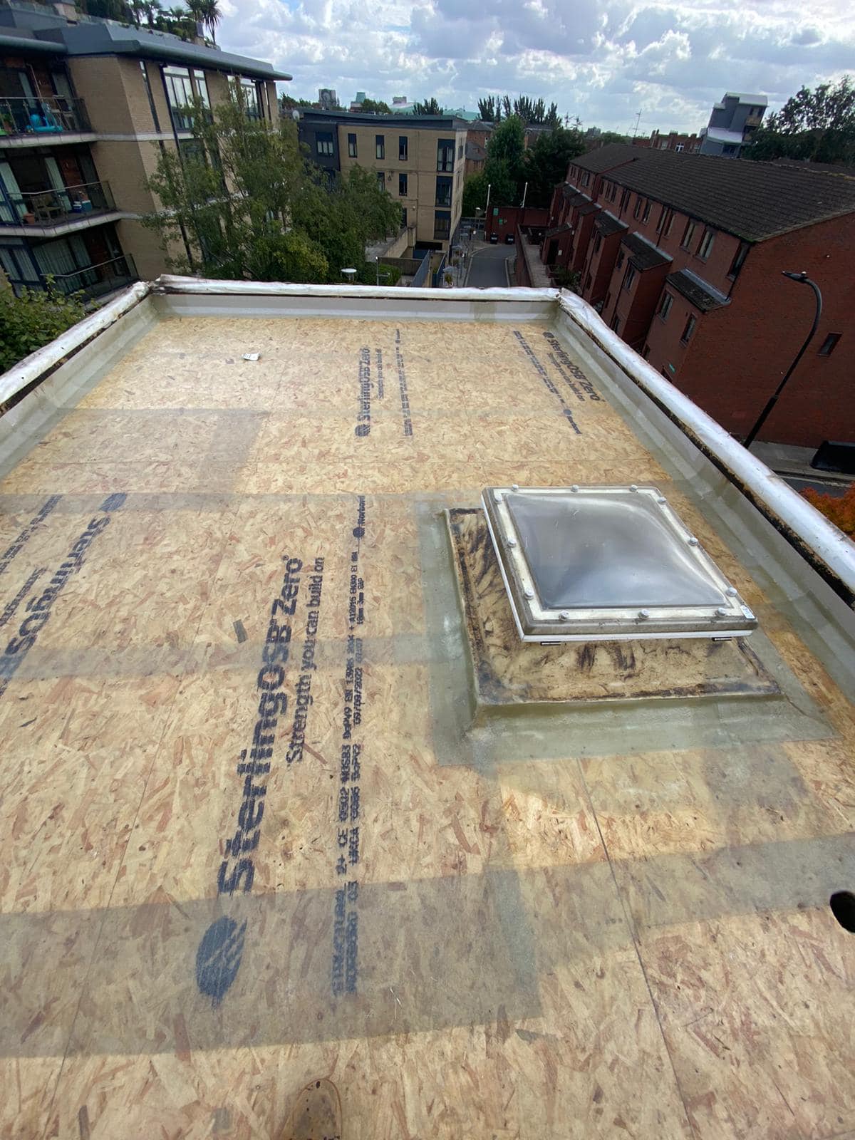 Storm damage repair in Battersea