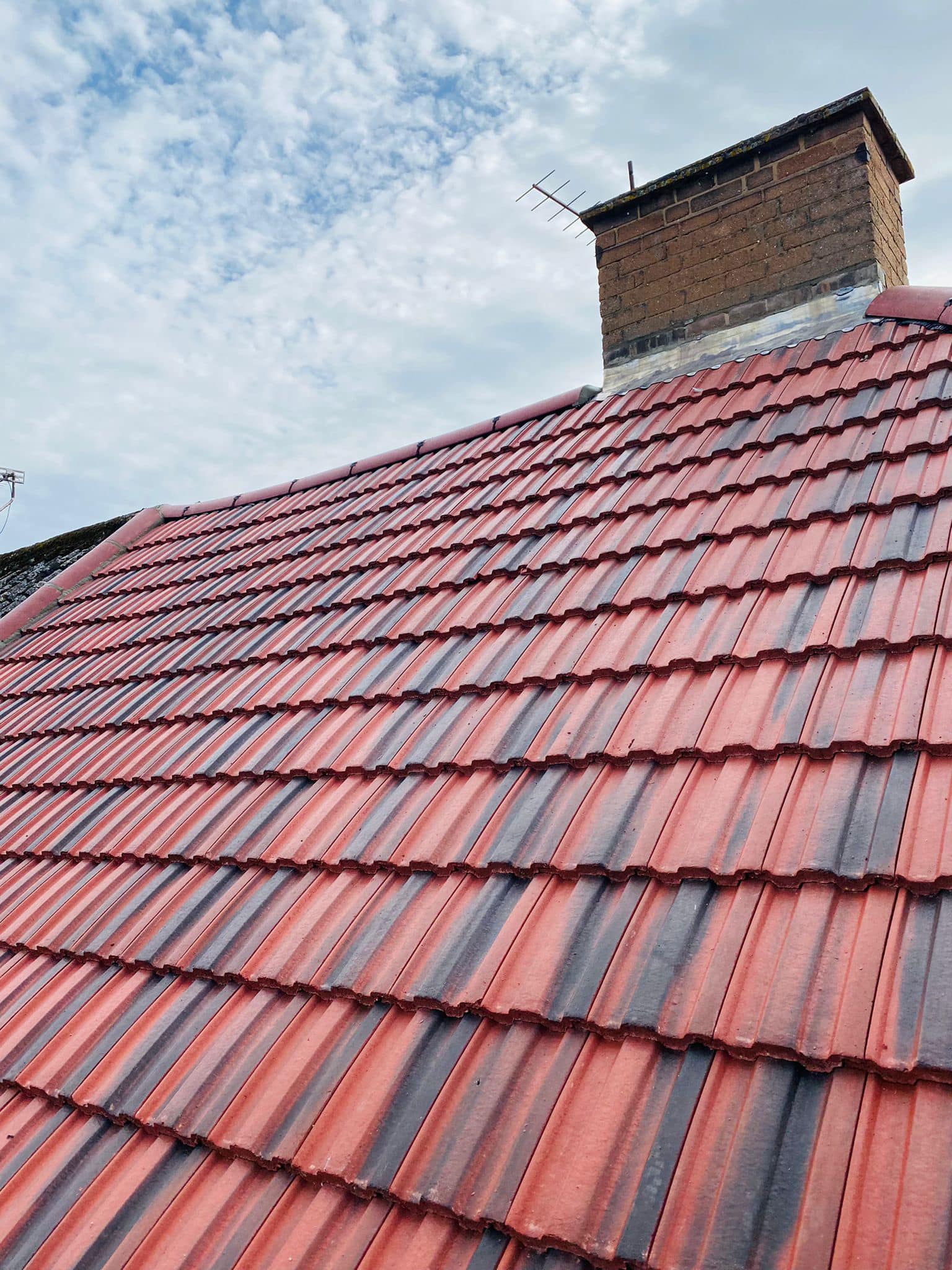 Professional roofers working on a property in London - KS Roof Master