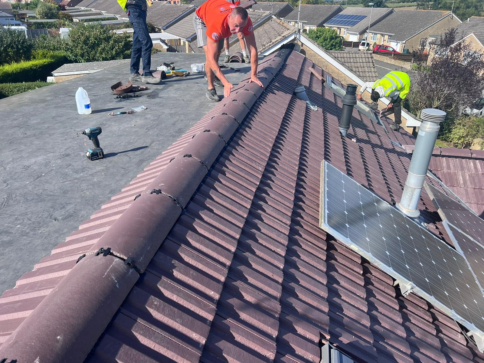 GRP fibreglass roof in Peckham