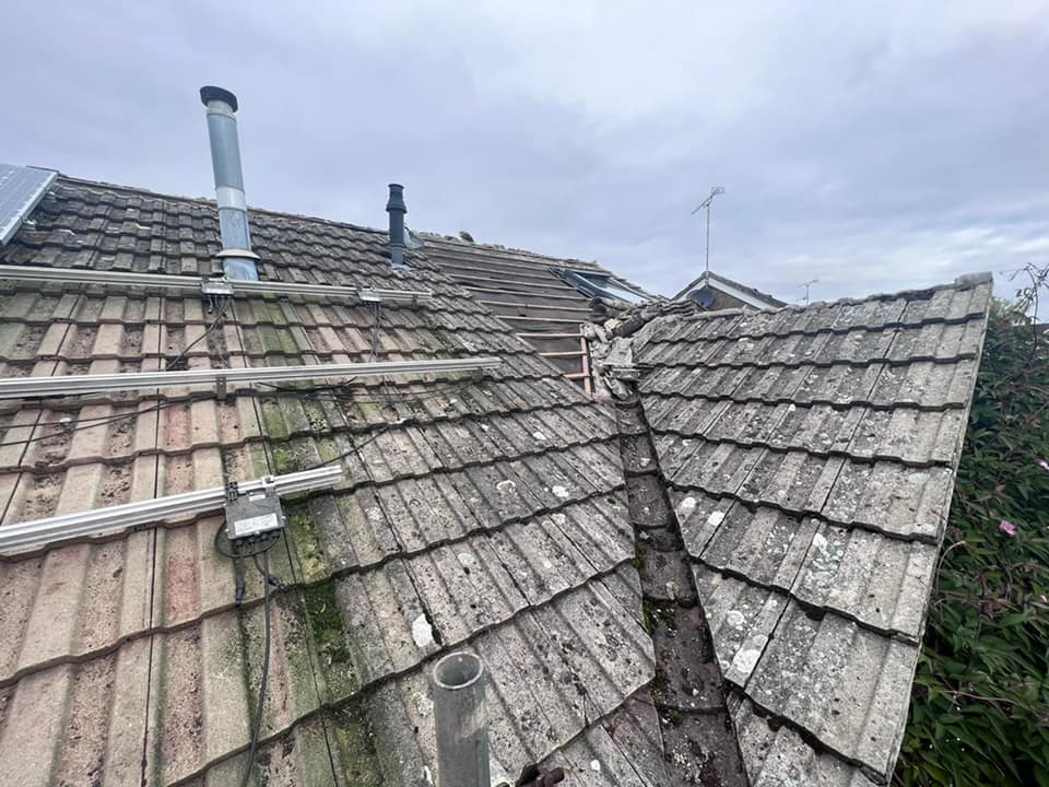 Professional roofers working on a property in London - KS Roof Master