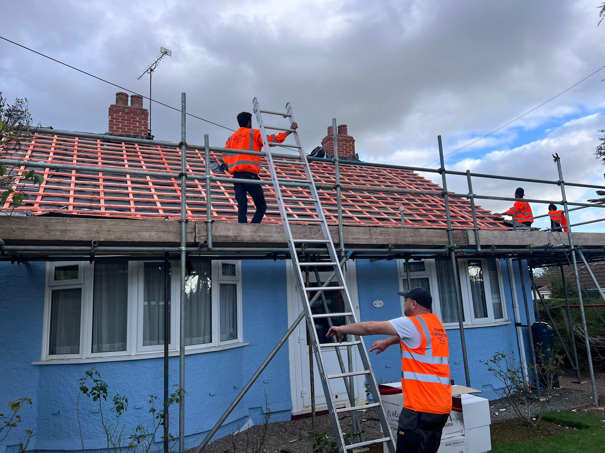 Slate roof restoration in Greenwich