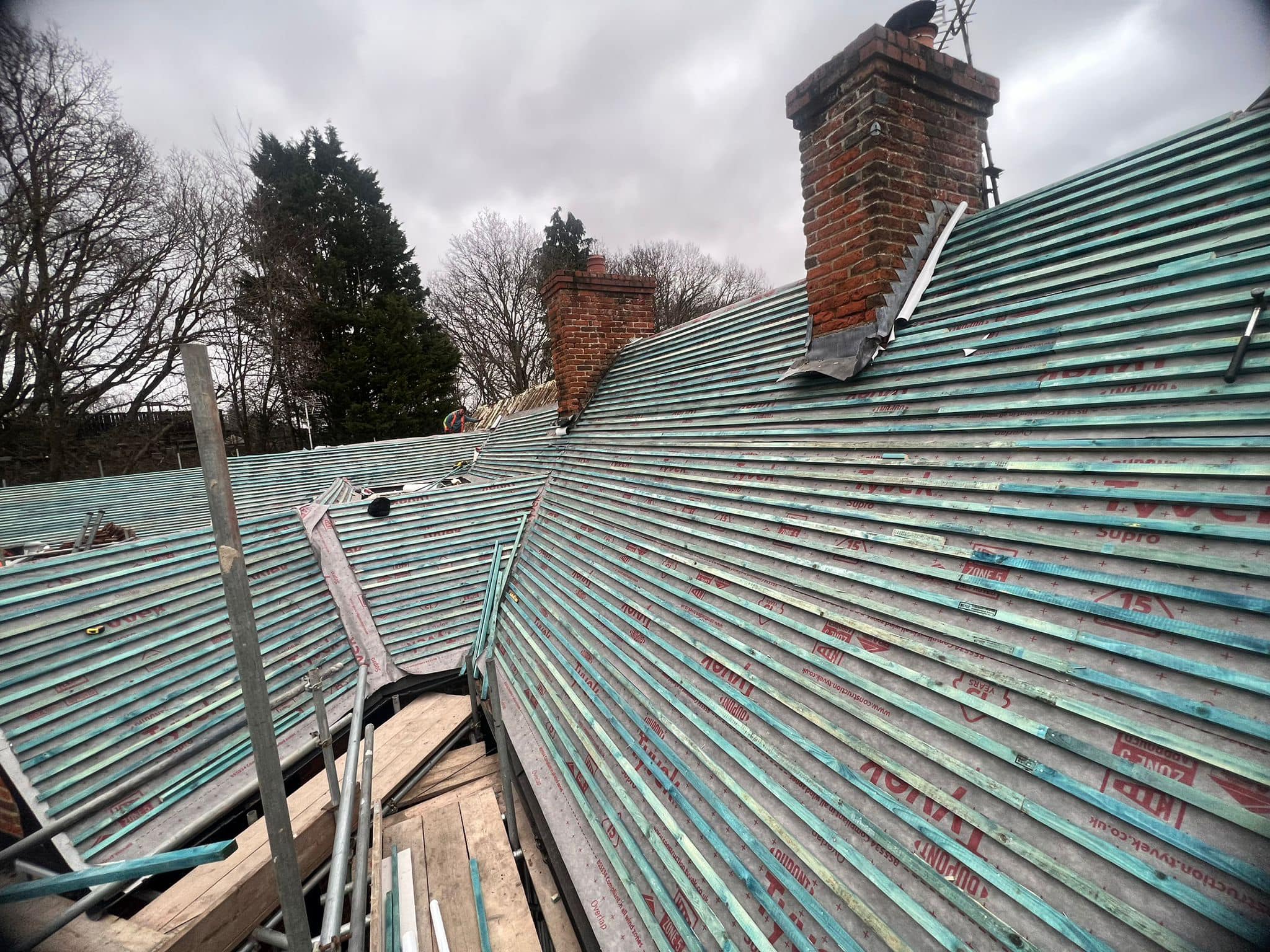 Zinc roofing in Shoreditch
