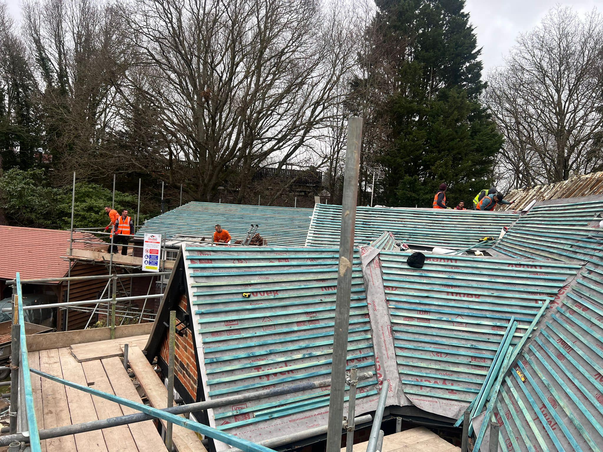 GRP fibreglass roof in Peckham