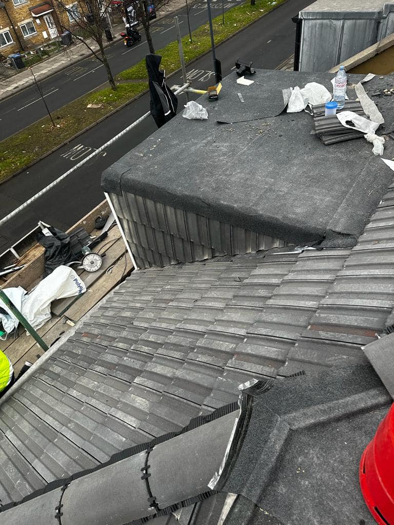 Zinc roofing in Shoreditch