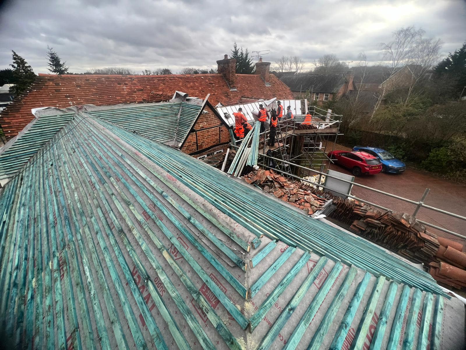 Zinc roofing in Shoreditch