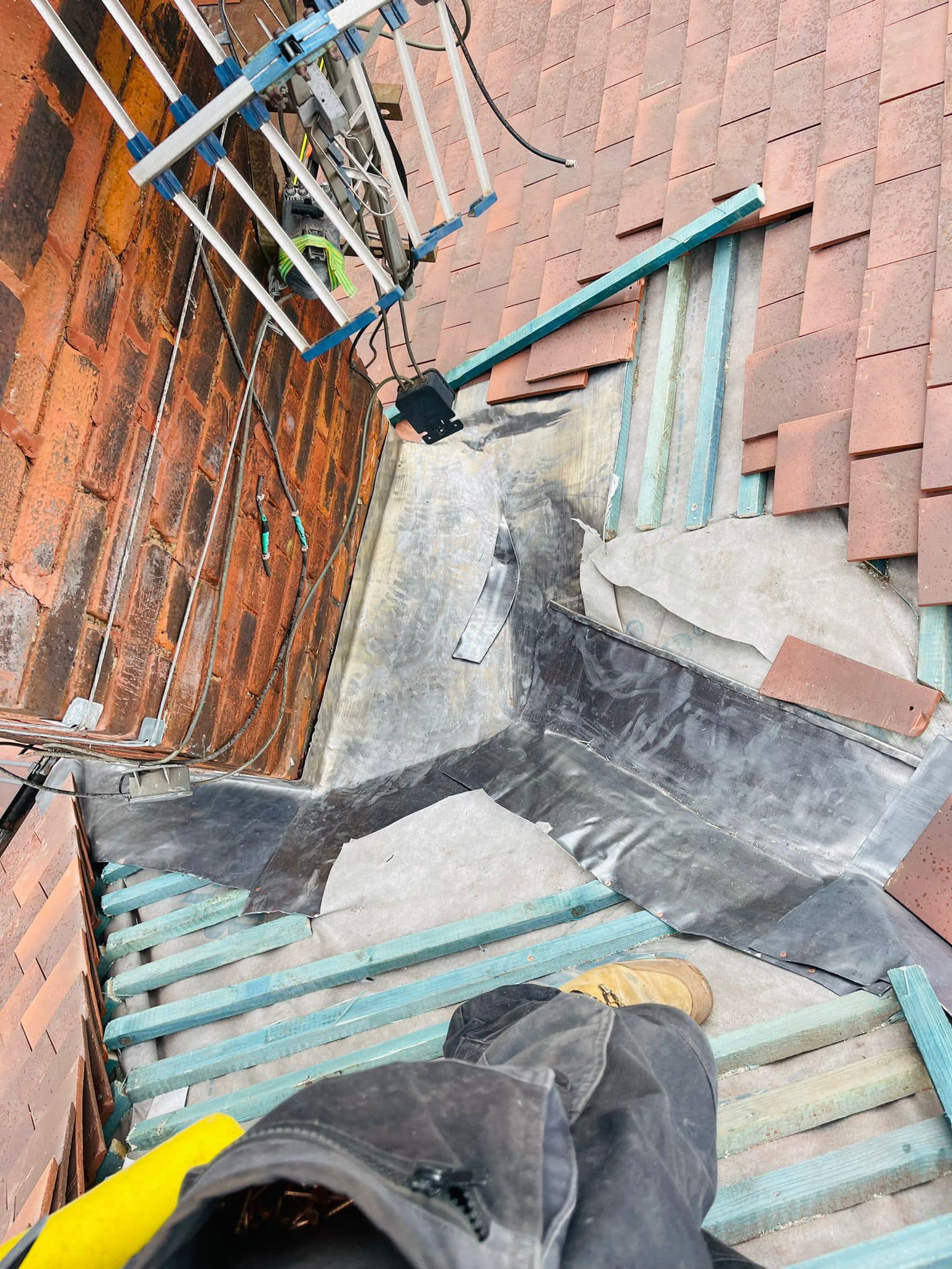 Storm damage repair in Battersea