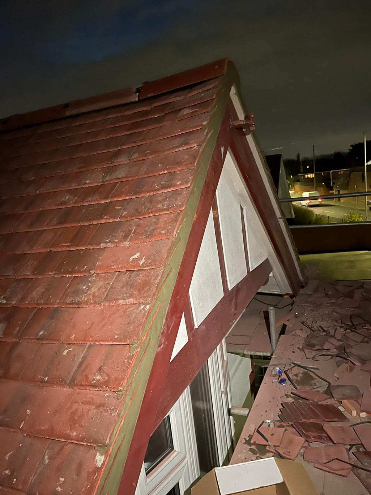 Professional roofers working on a property in London - KS Roof Master