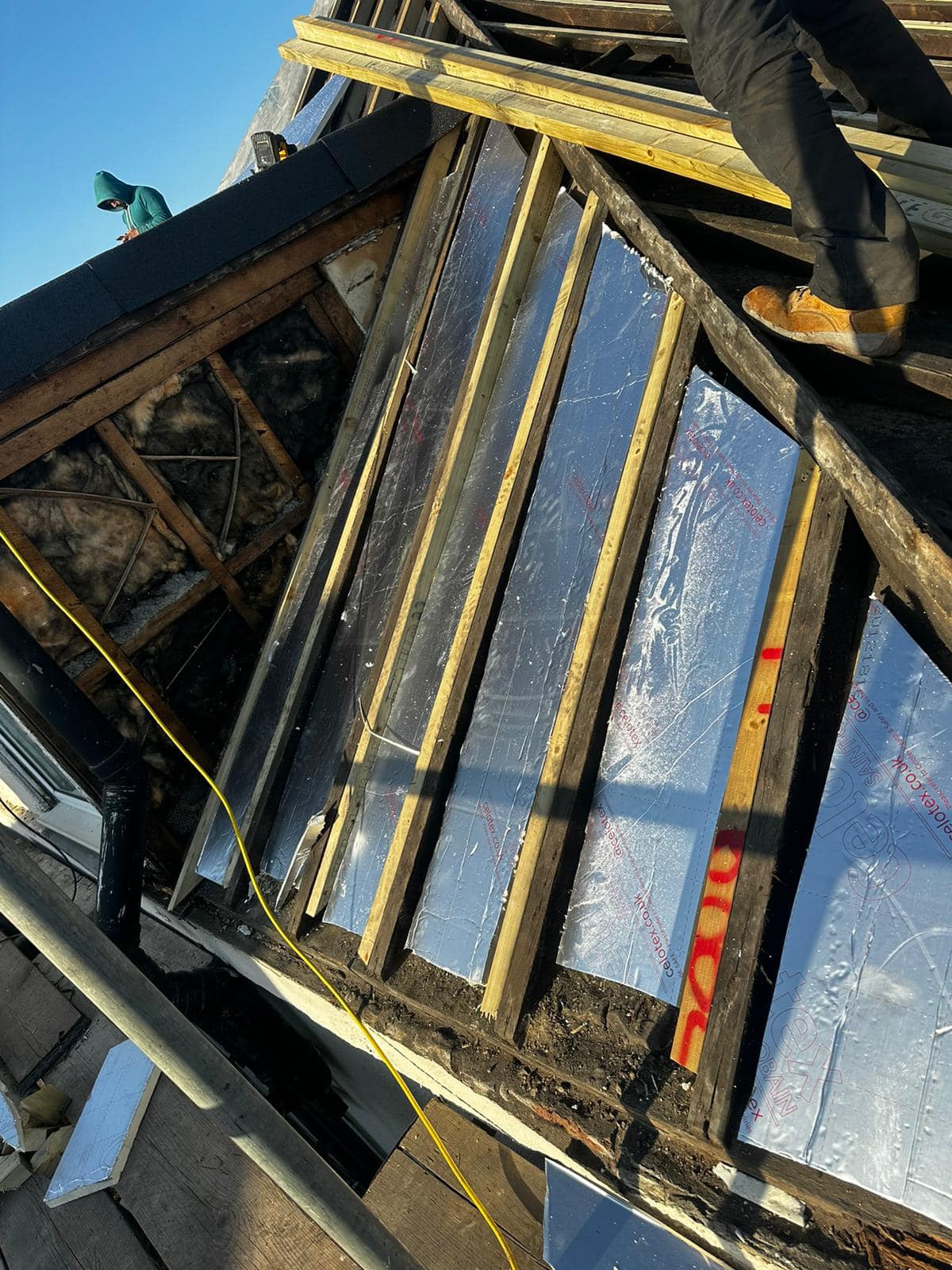 Storm damage repair in Battersea