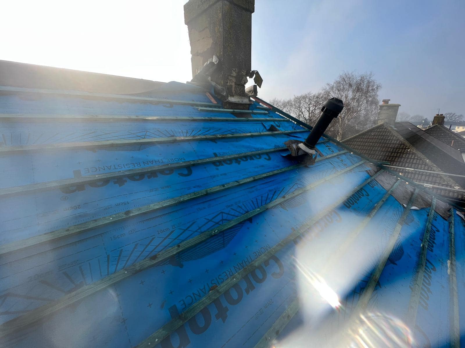 Lead flashing in Westminster