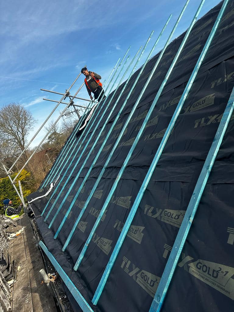 Lead flashing in Westminster