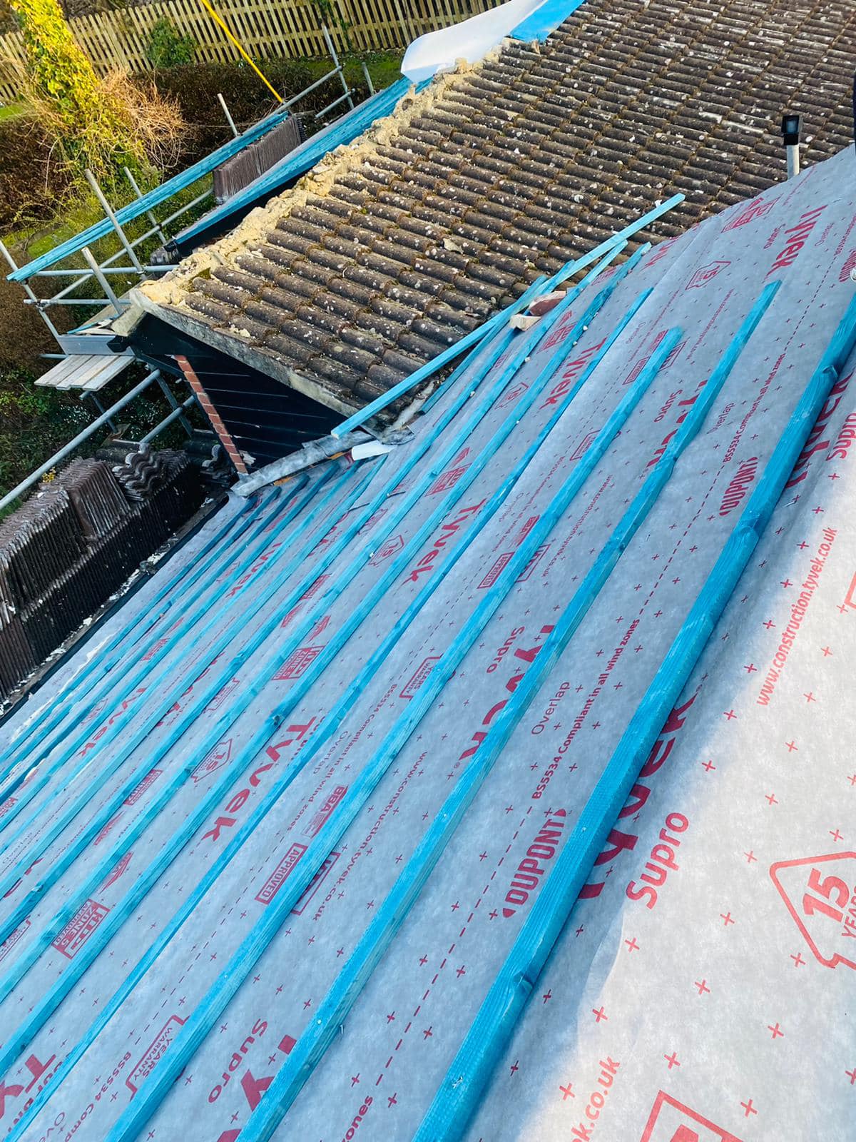 Storm damage repair in Battersea