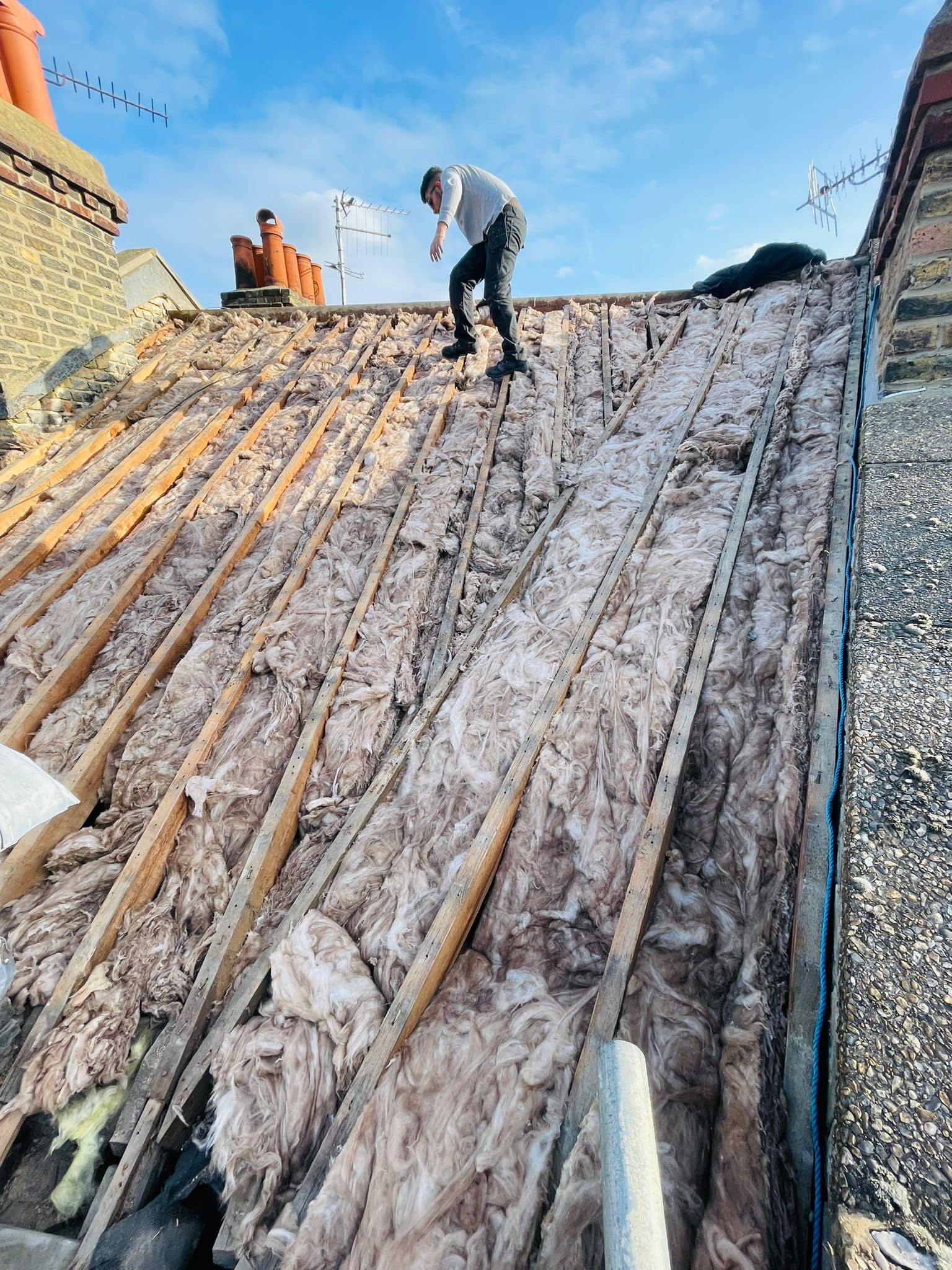 Lead flashing in Westminster