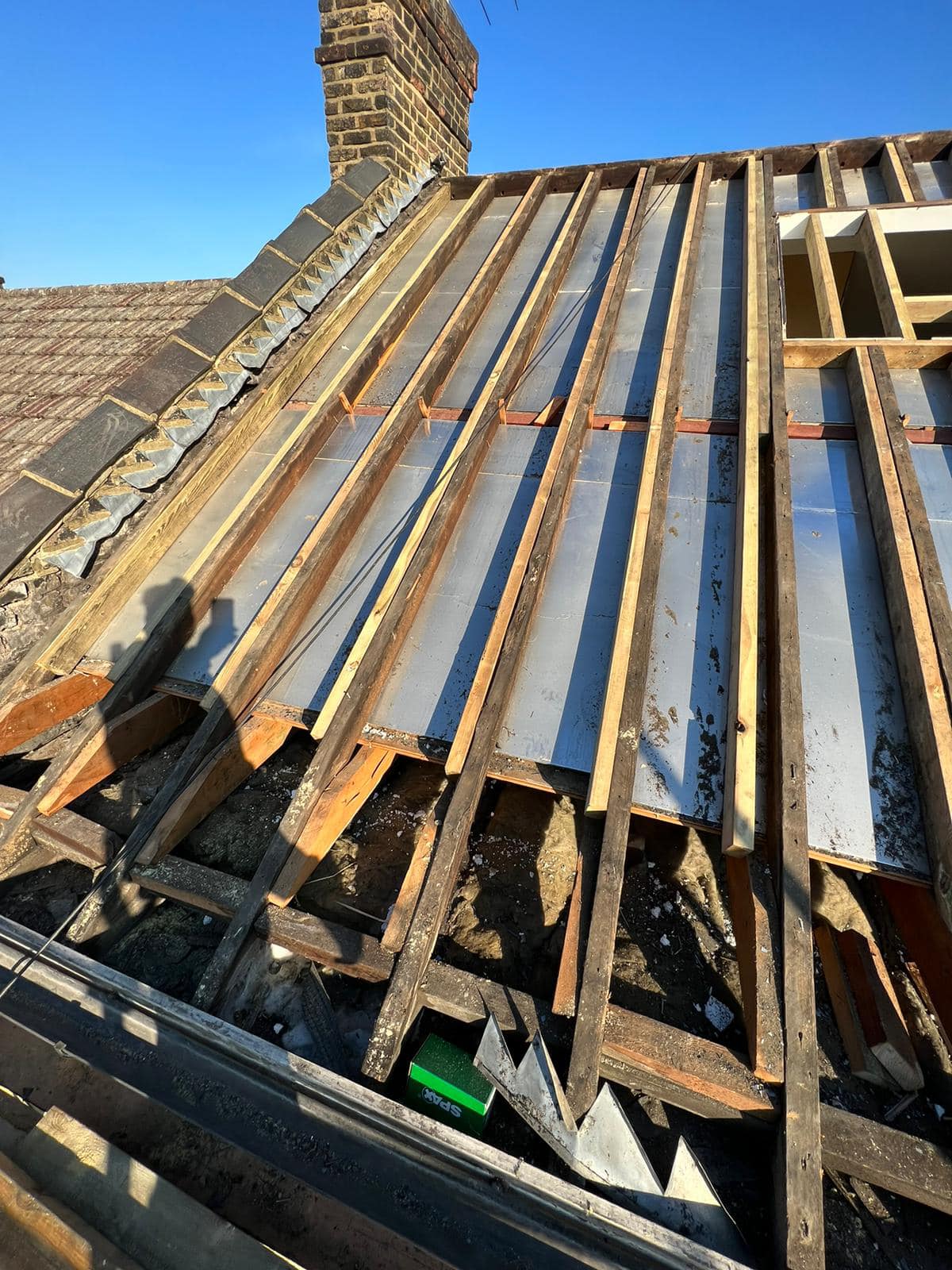 Slate roof restoration in Greenwich
