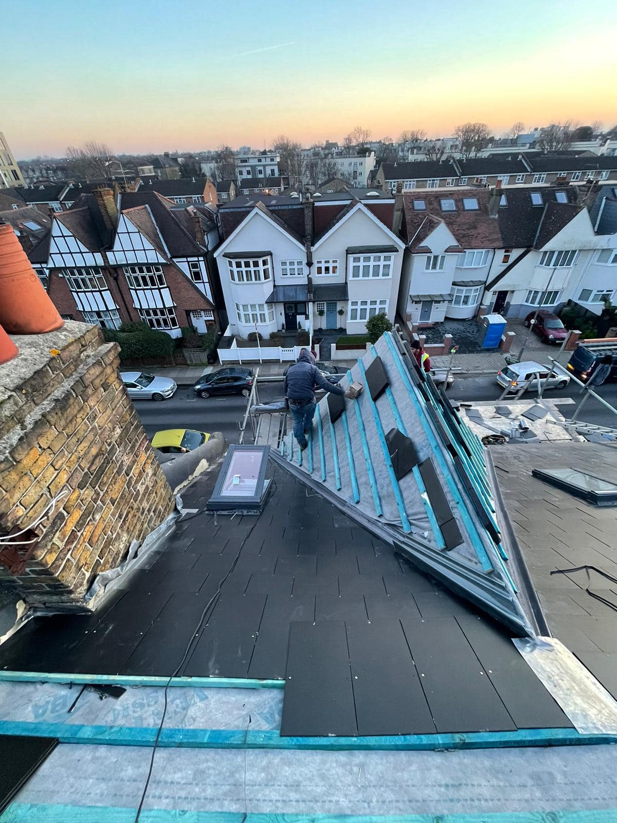 Roof survey in Kensington