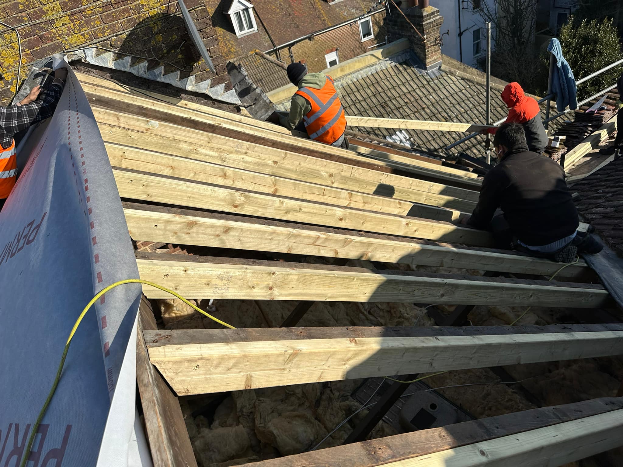 Flat roof replacement in Croydon